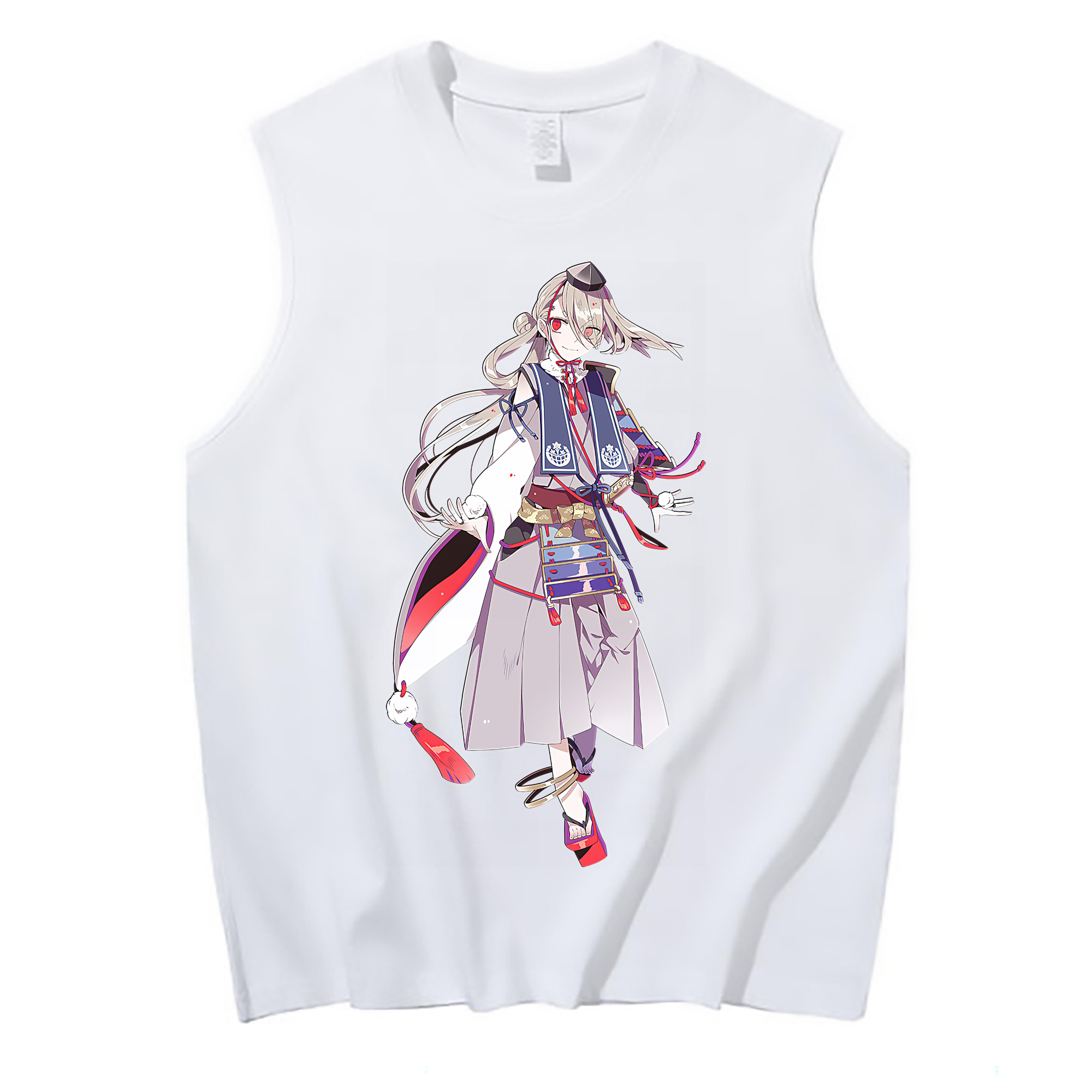 （画像用） 刀剣乱舞 Touken Ranbu コットン100％タンクトップ（フロントプリント）