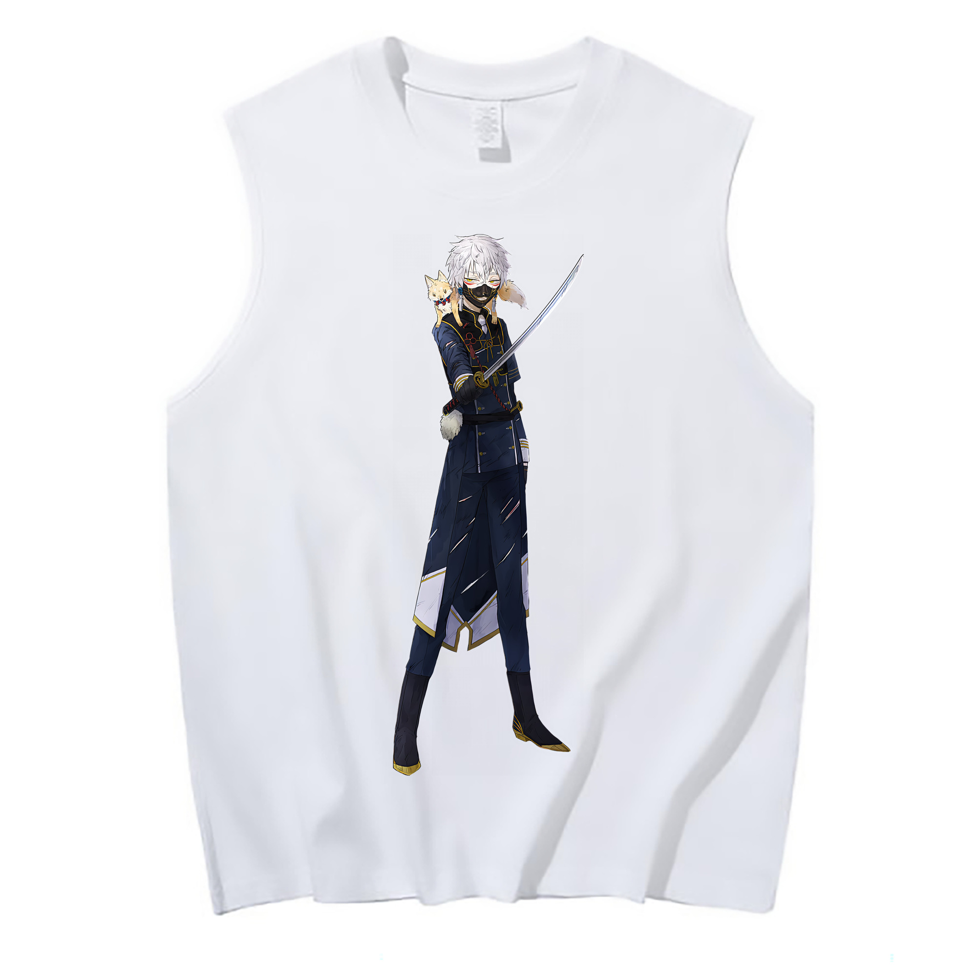 （画像用） 刀剣乱舞 Touken Ranbu コットン100％タンクトップ（フロントプリント）