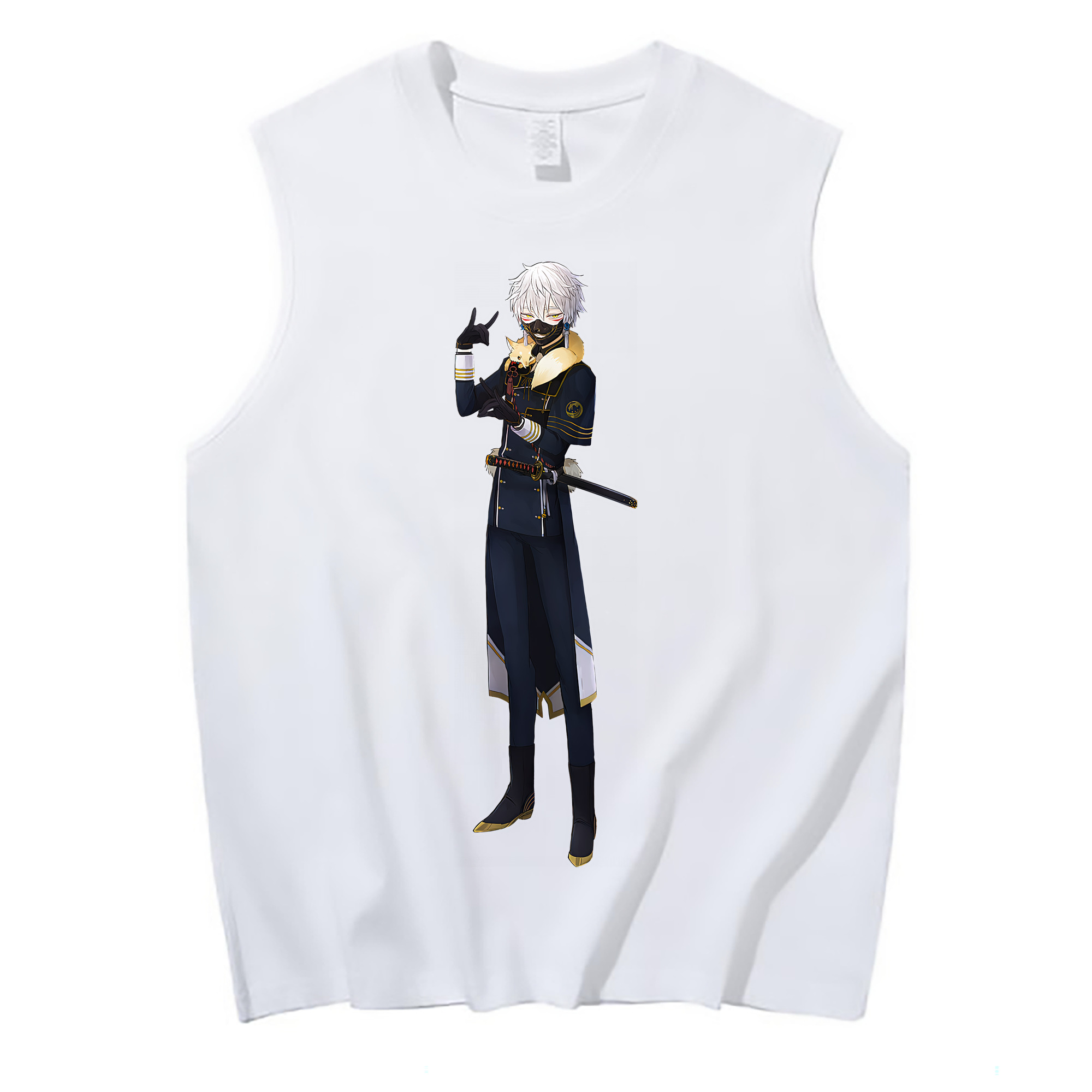（画像用） 刀剣乱舞 Touken Ranbu コットン100％タンクトップ（フロントプリント）