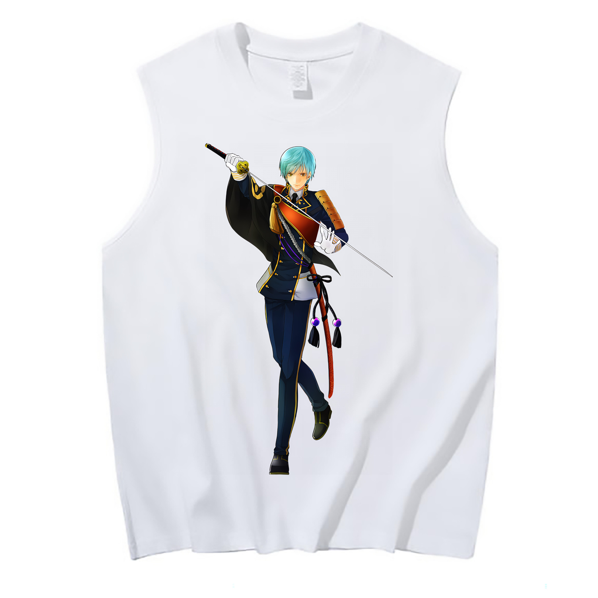 （画像用） 刀剣乱舞 Touken Ranbu コットン100％タンクトップ（フロントプリント）