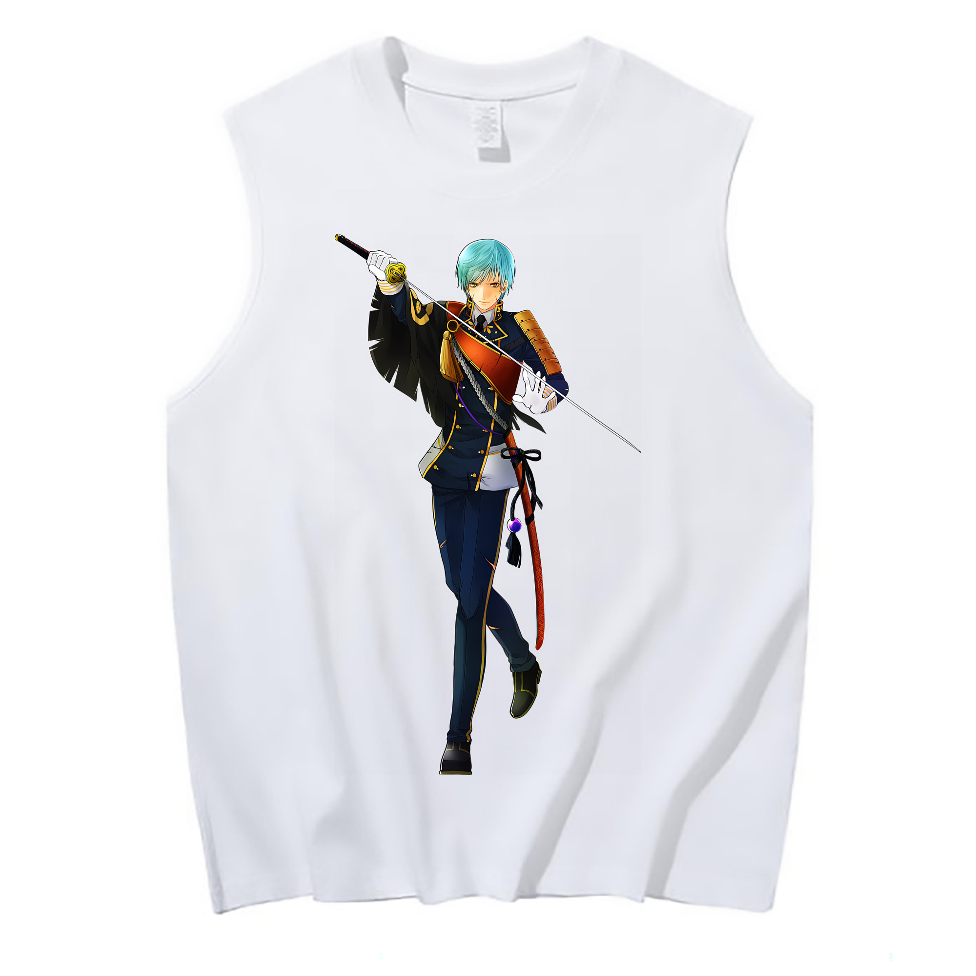 （画像用） 刀剣乱舞 Touken Ranbu コットン100％タンクトップ（フロントプリント）