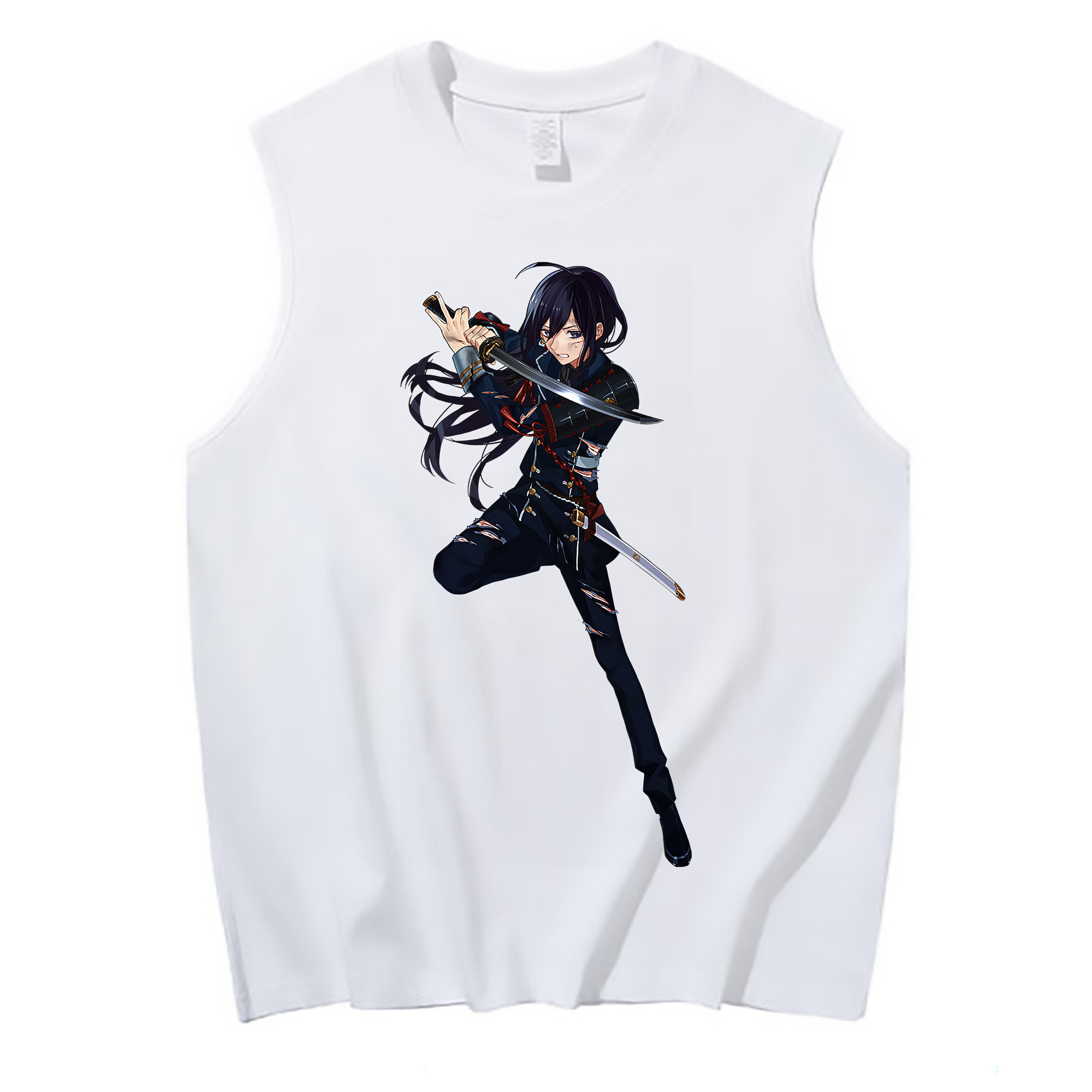 （画像用） 刀剣乱舞 Touken Ranbu コットン100％タンクトップ（フロントプリント）