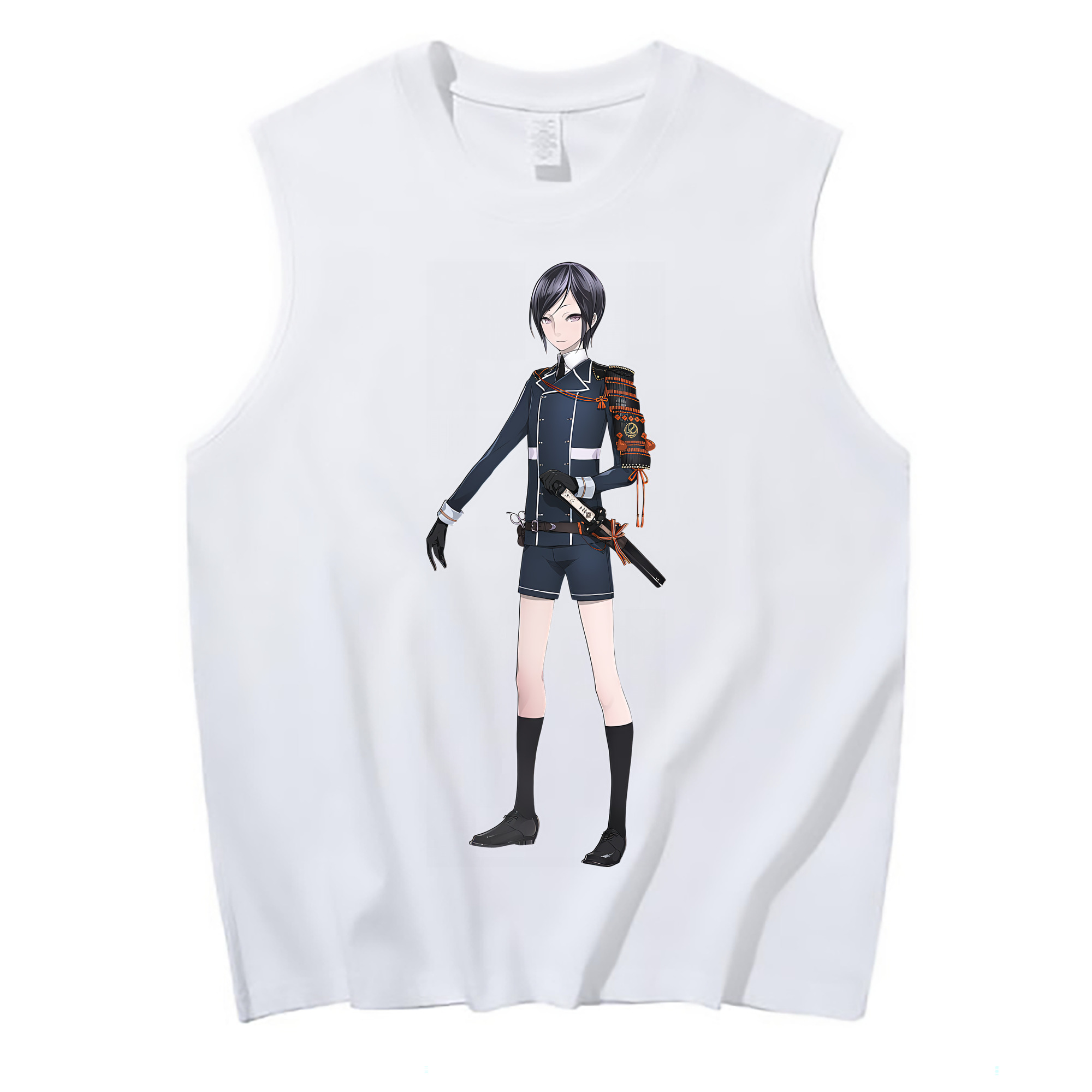 （画像用） 刀剣乱舞 Touken Ranbu コットン100％タンクトップ（フロントプリント）