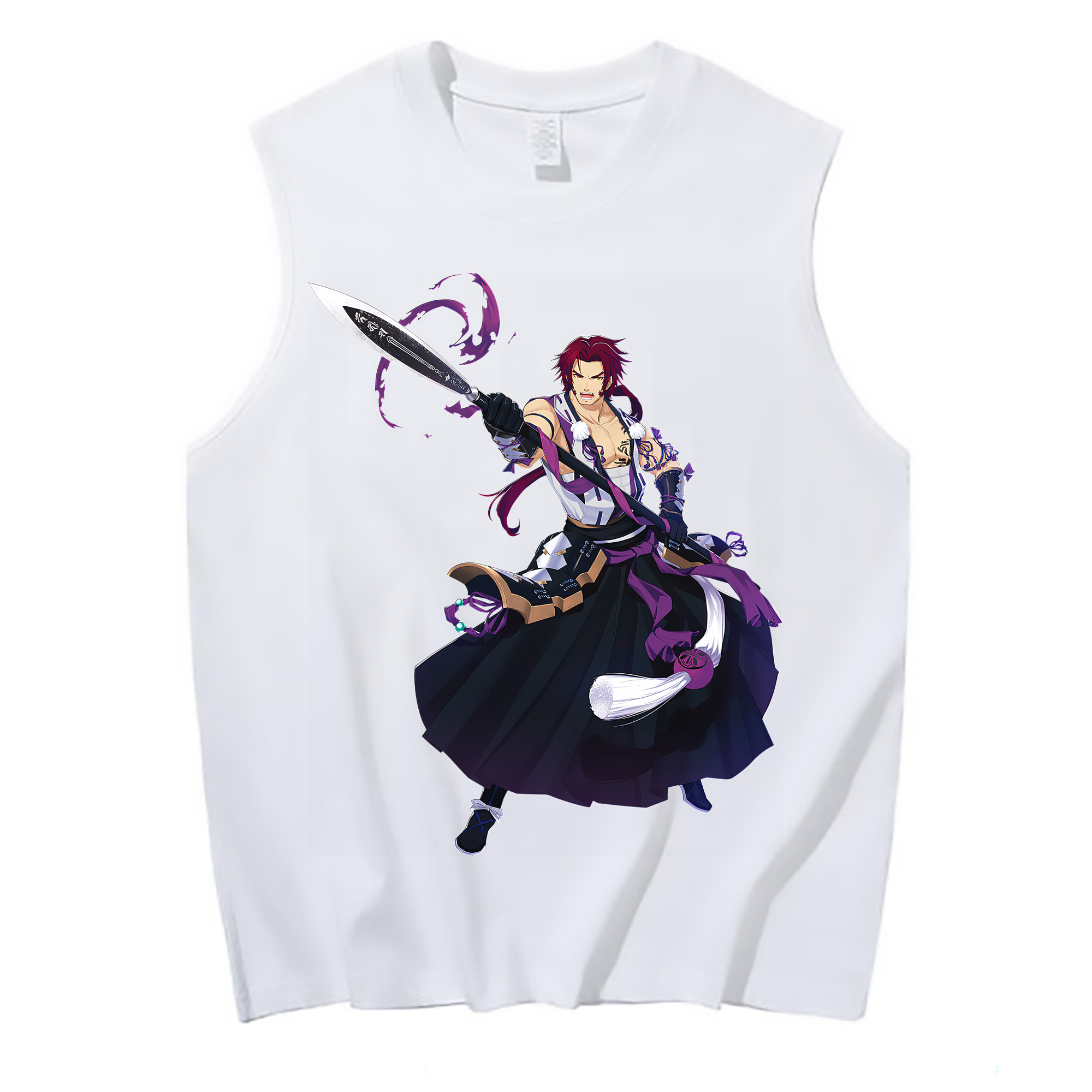 （画像用） 刀剣乱舞 Touken Ranbu コットン100％タンクトップ（フロントプリント）