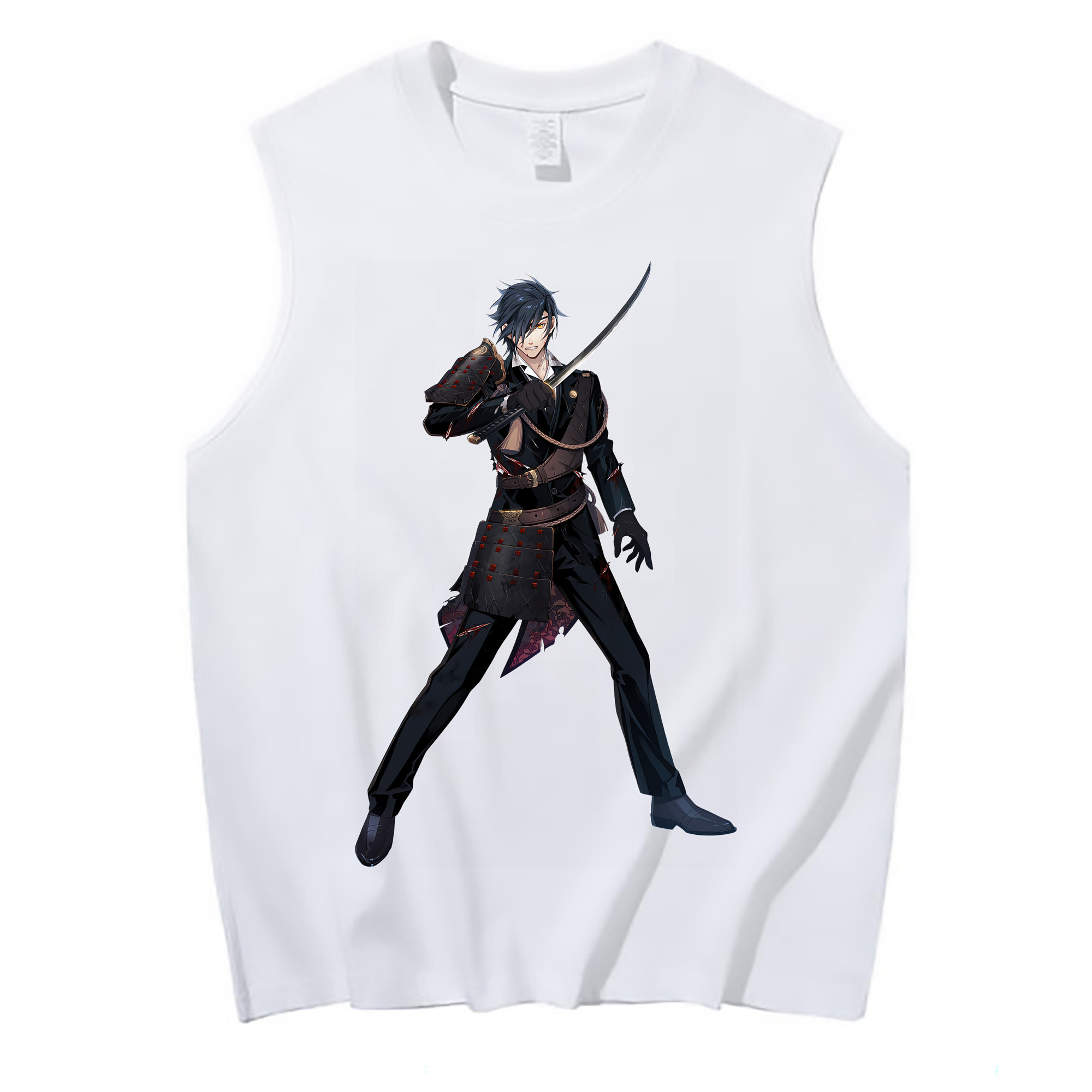 （画像用） 刀剣乱舞 Touken Ranbu コットン100％タンクトップ（フロントプリント）