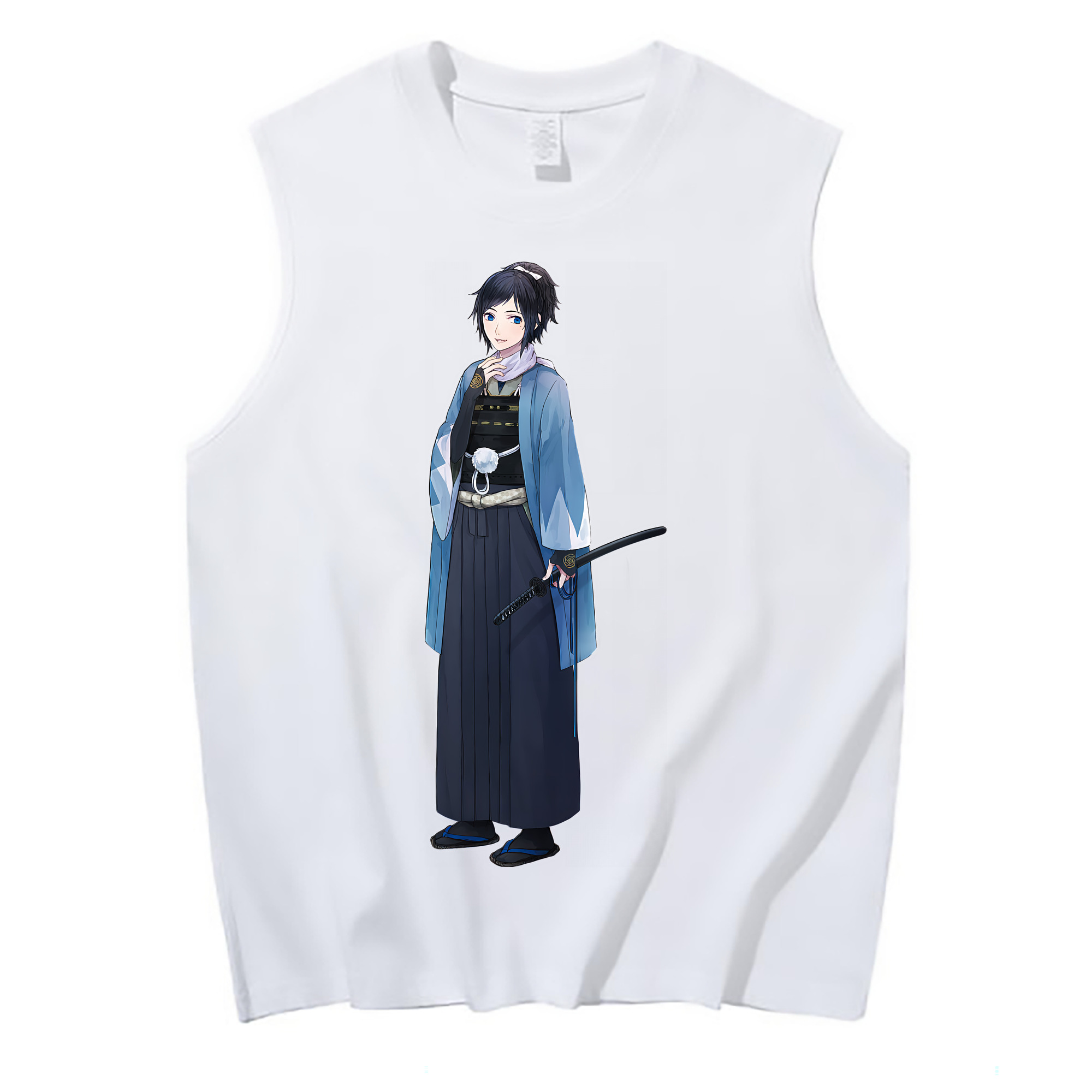 （画像用） 刀剣乱舞 Touken Ranbu コットン100％タンクトップ（フロントプリント）