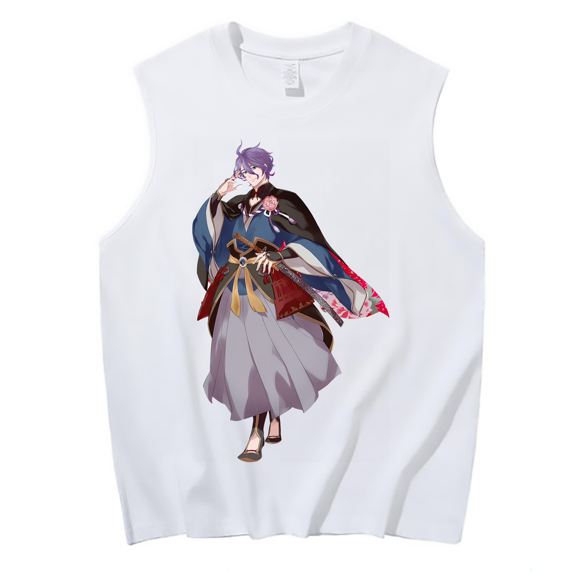 （画像用） 刀剣乱舞 Touken Ranbu コットン100％タンクトップ（フロントプリント）