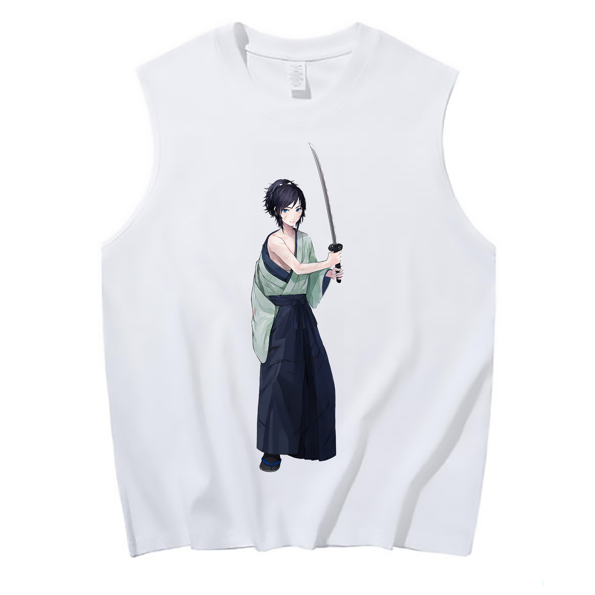 （画像用） 刀剣乱舞 Touken Ranbu コットン100％タンクトップ（フロントプリント）