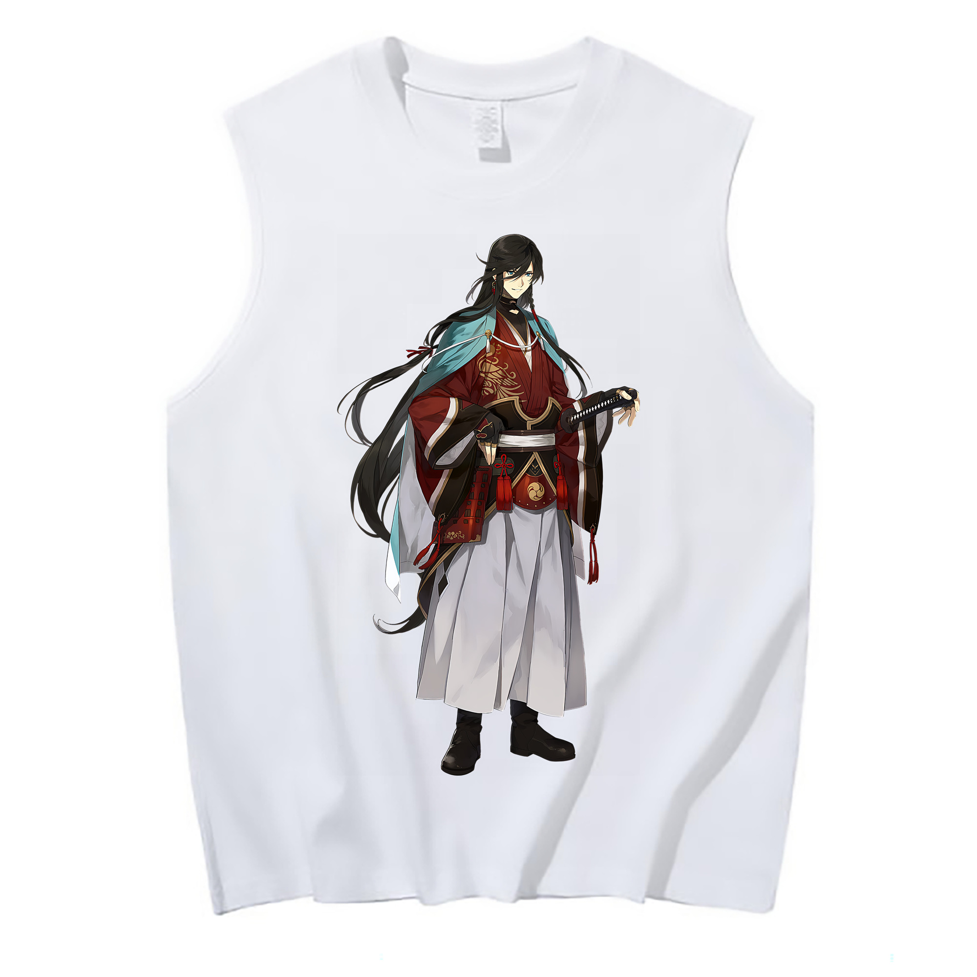 （画像用） 刀剣乱舞 Touken Ranbu コットン100％タンクトップ（フロントプリント）