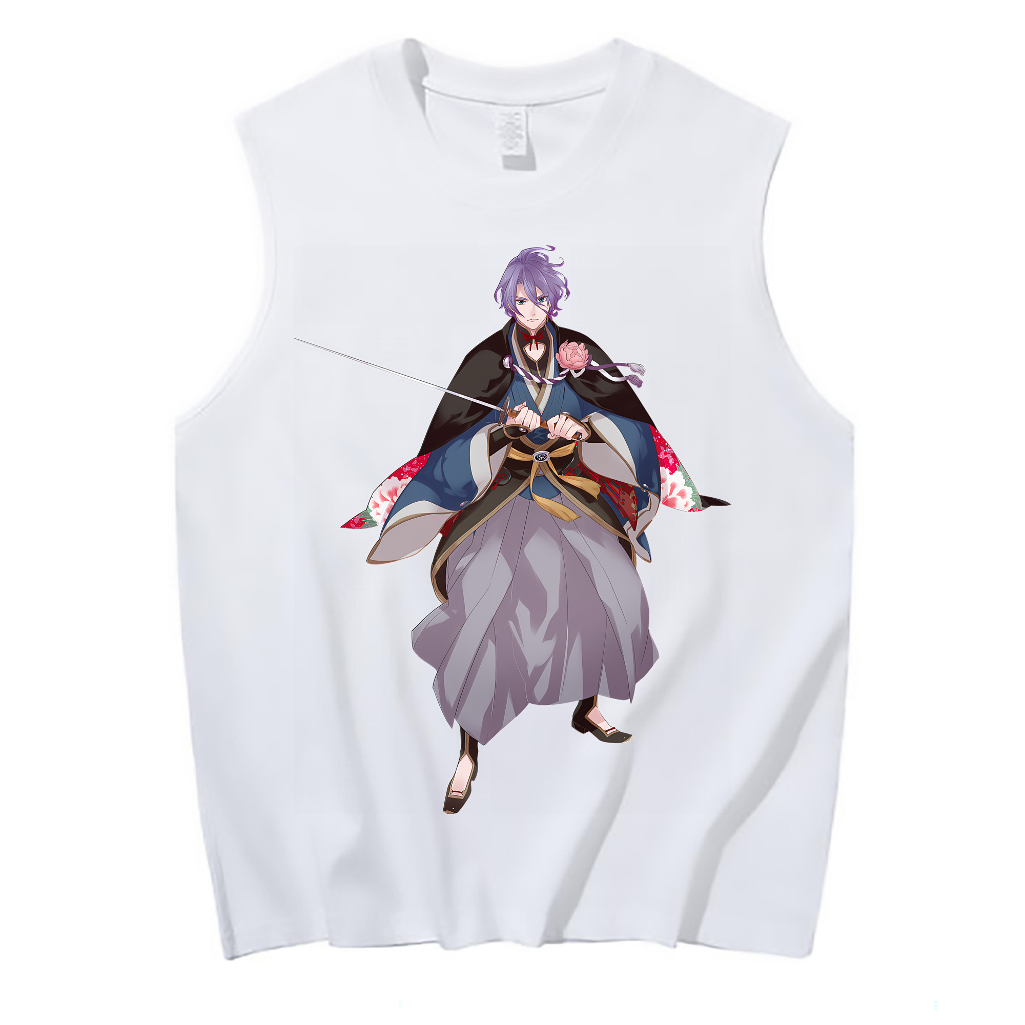 （画像用） 刀剣乱舞 Touken Ranbu コットン100％タンクトップ（フロントプリント）
