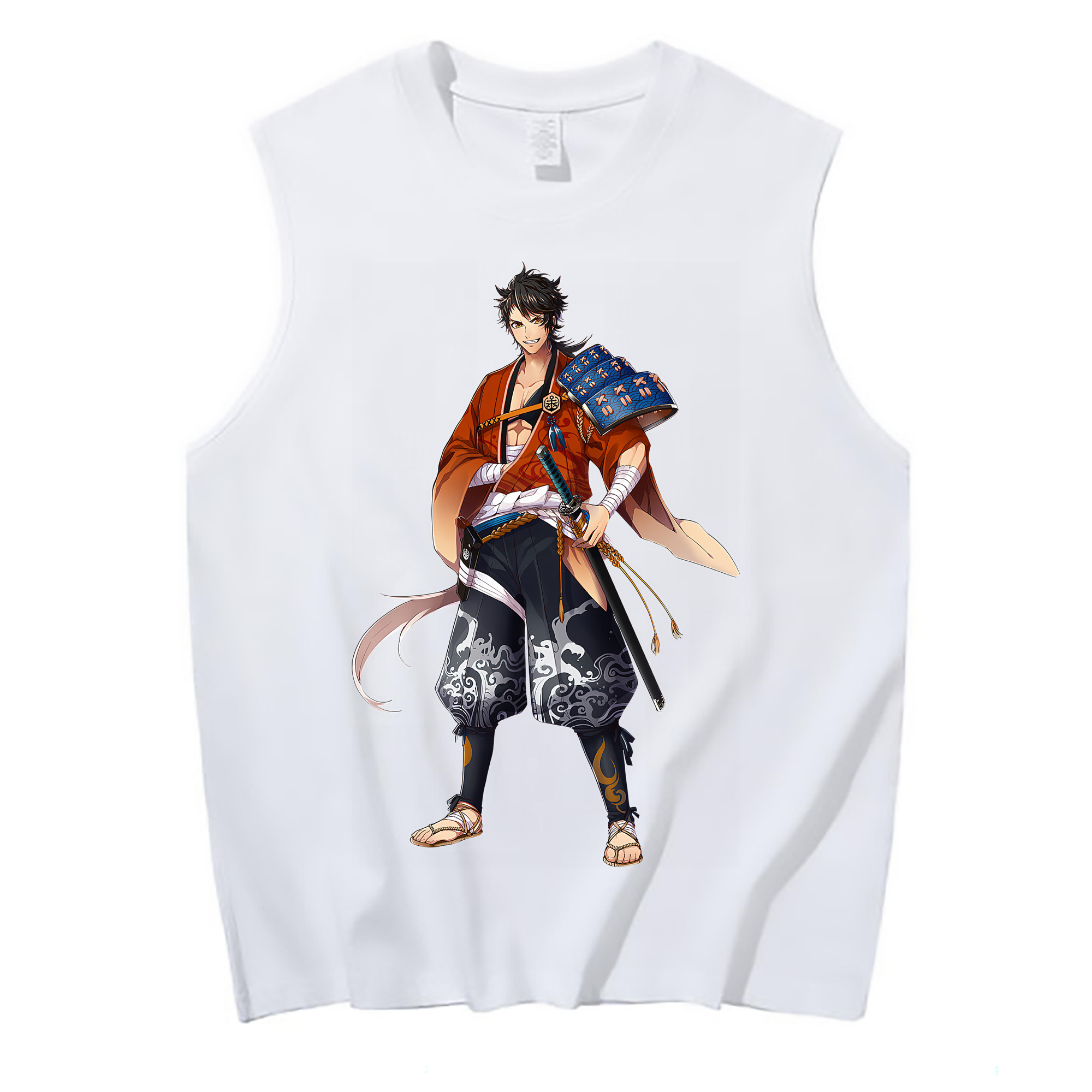（画像用） 刀剣乱舞 Touken Ranbu コットン100％タンクトップ（フロントプリント）