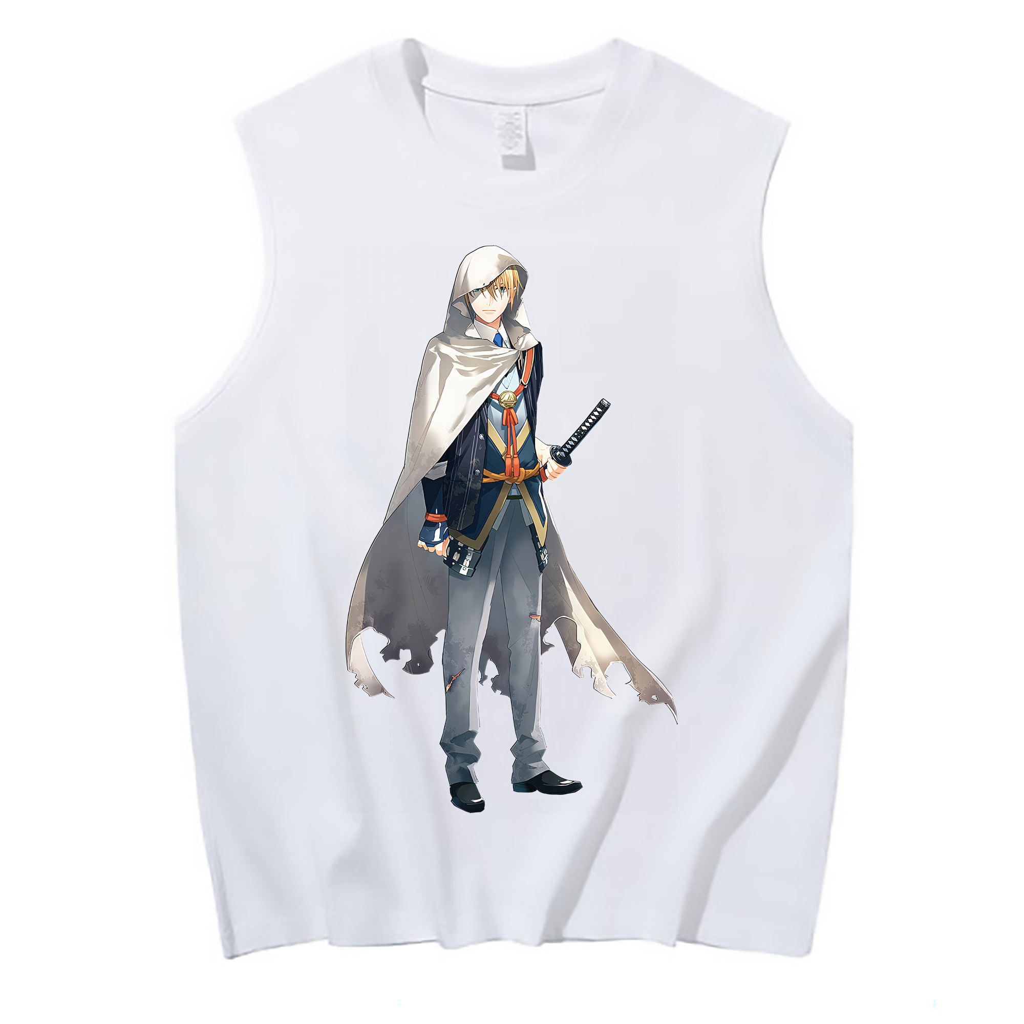 （画像用） 刀剣乱舞 Touken Ranbu コットン100％タンクトップ（フロントプリント）
