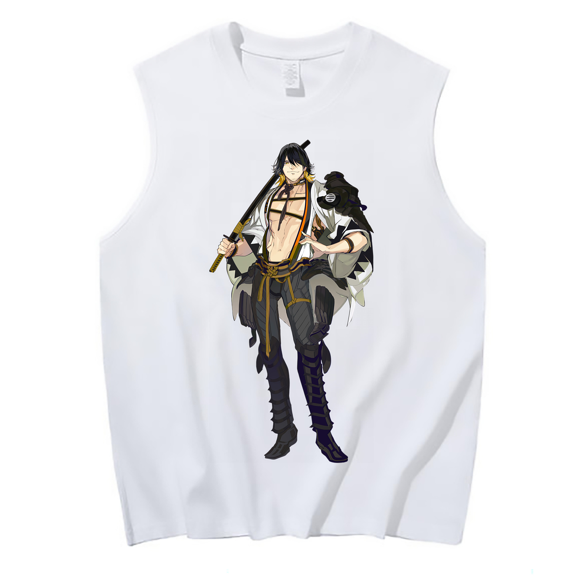 （画像用） 刀剣乱舞 Touken Ranbu コットン100％タンクトップ（フロントプリント）