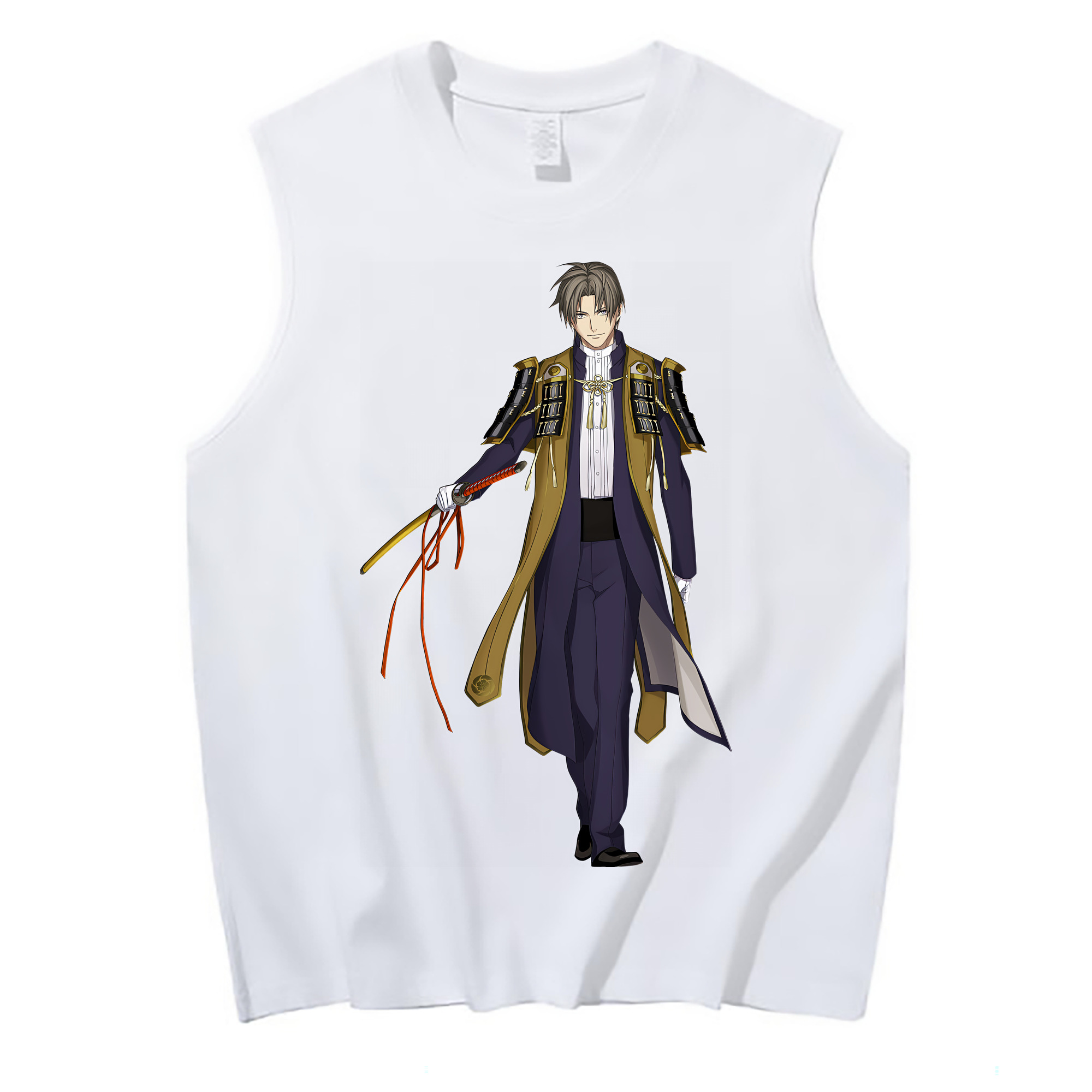 （画像用） 刀剣乱舞 Touken Ranbu コットン100％タンクトップ（フロントプリント）