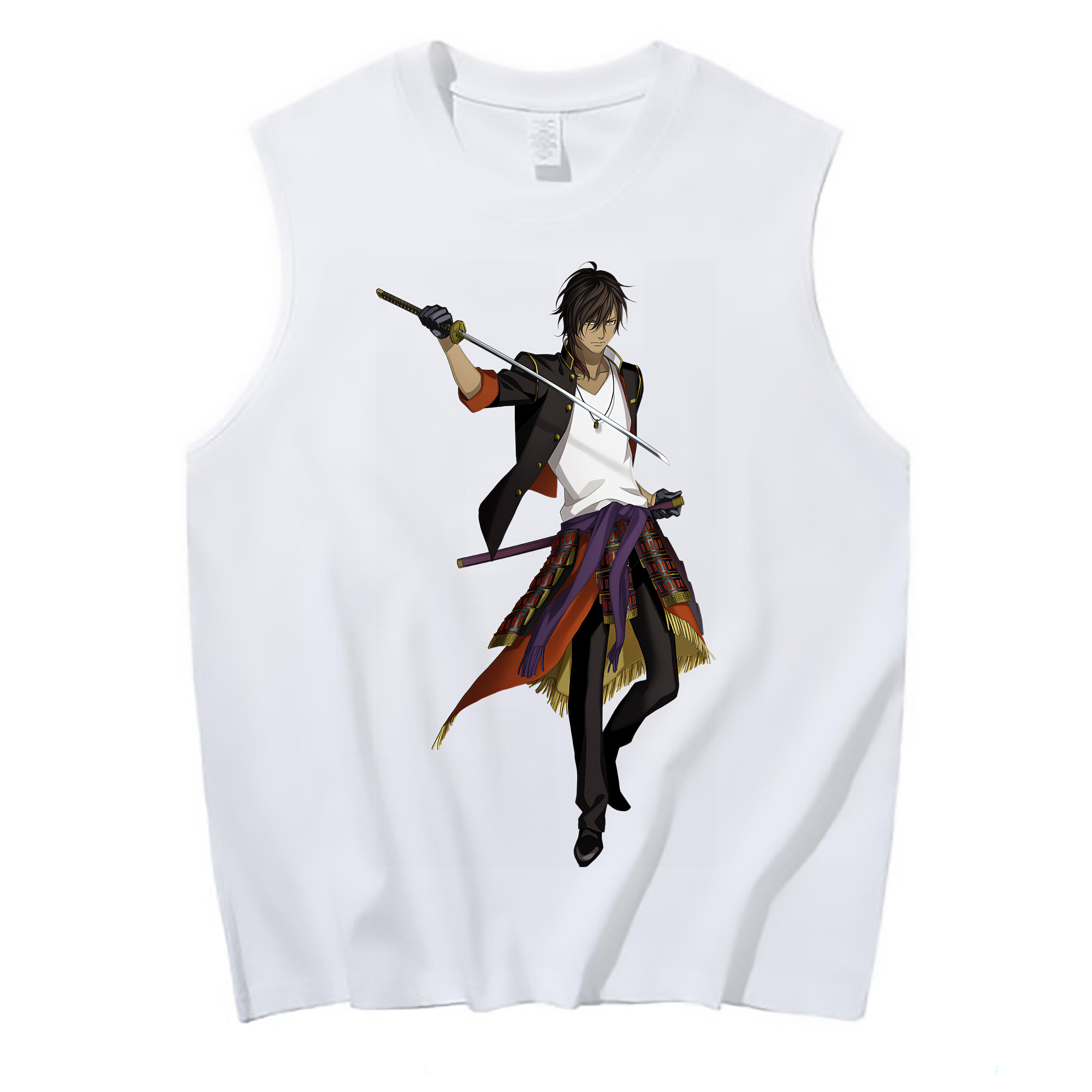 （画像用） 刀剣乱舞 Touken Ranbu コットン100％タンクトップ（フロントプリント）