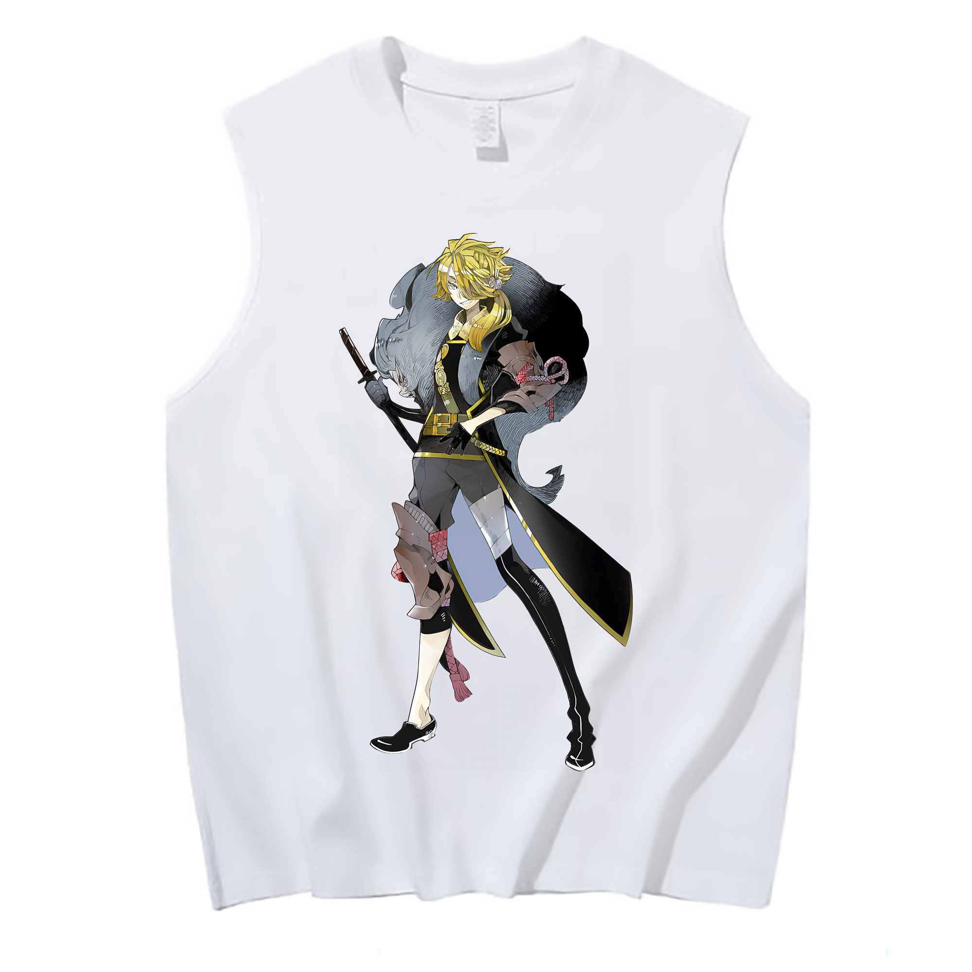 （画像用） 刀剣乱舞 Touken Ranbu コットン100％タンクトップ（フロントプリント）