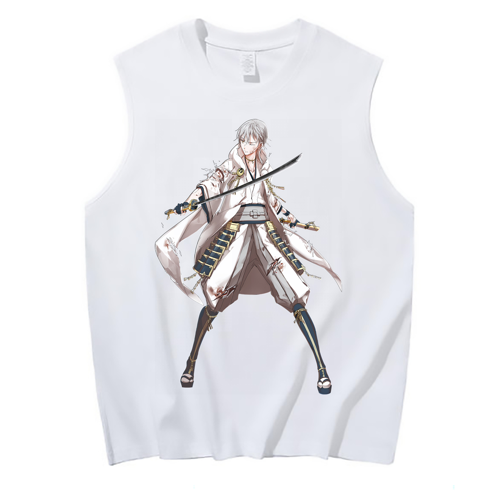 （画像用） 刀剣乱舞 Touken Ranbu コットン100％タンクトップ（フロントプリント）