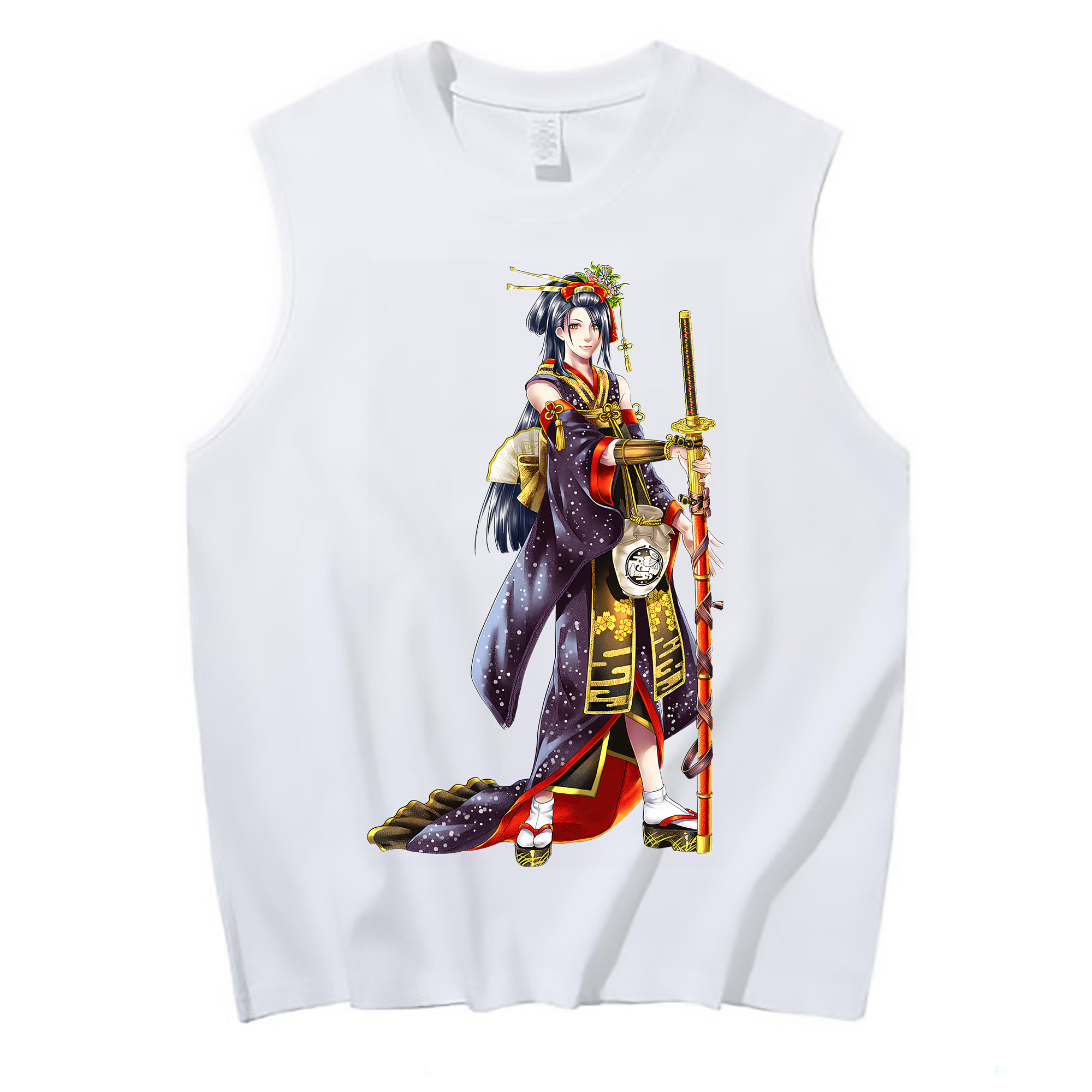 （画像用） 刀剣乱舞 Touken Ranbu コットン100％タンクトップ（フロントプリント）