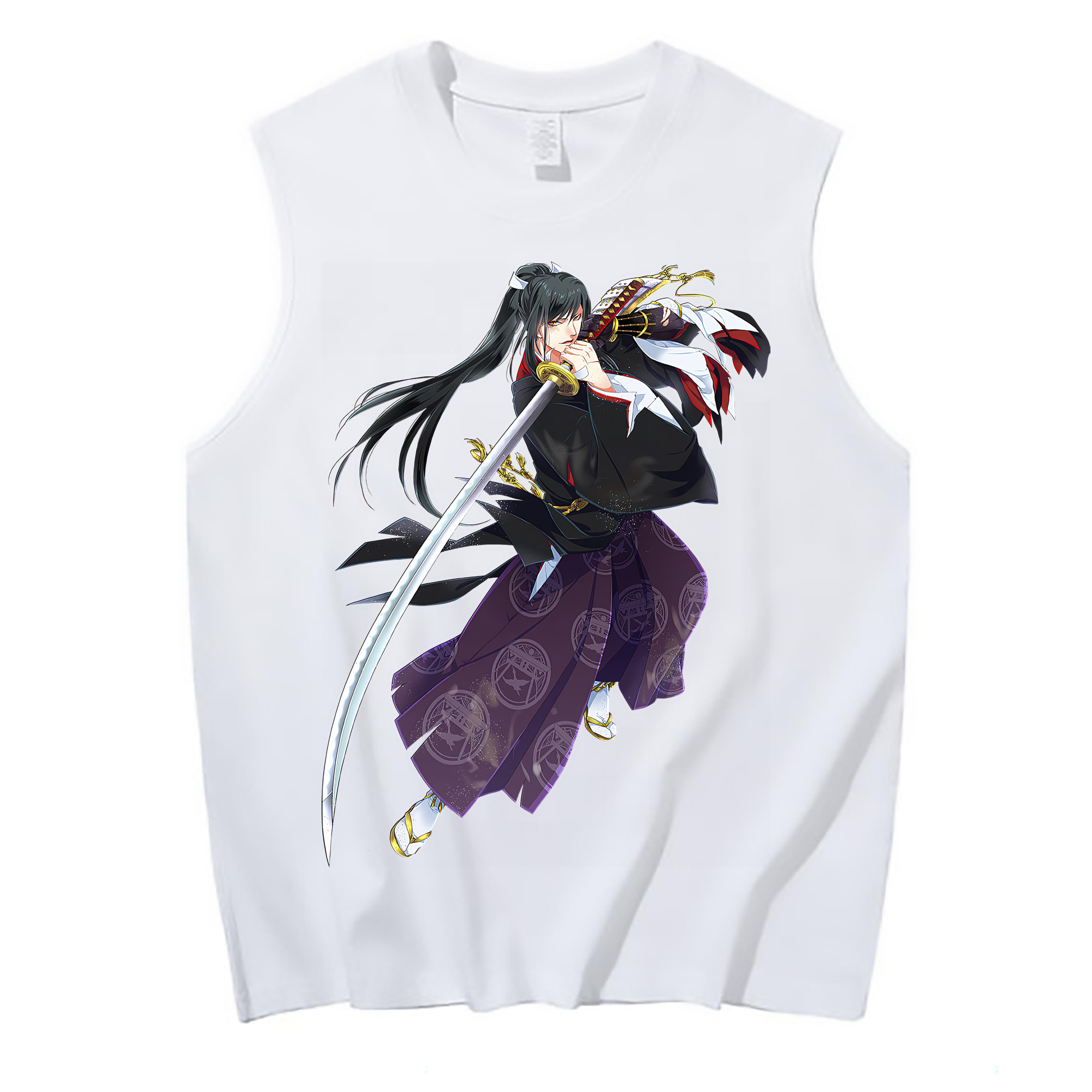 （画像用） 刀剣乱舞 Touken Ranbu コットン100％タンクトップ（フロントプリント）