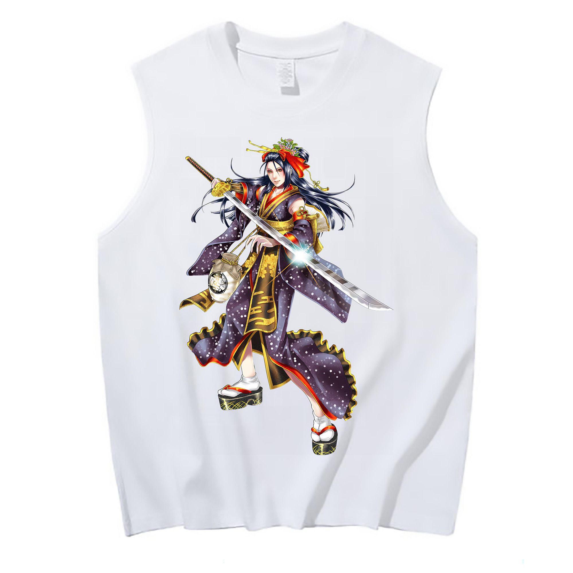 （画像用） 刀剣乱舞 Touken Ranbu コットン100％タンクトップ（フロントプリント）