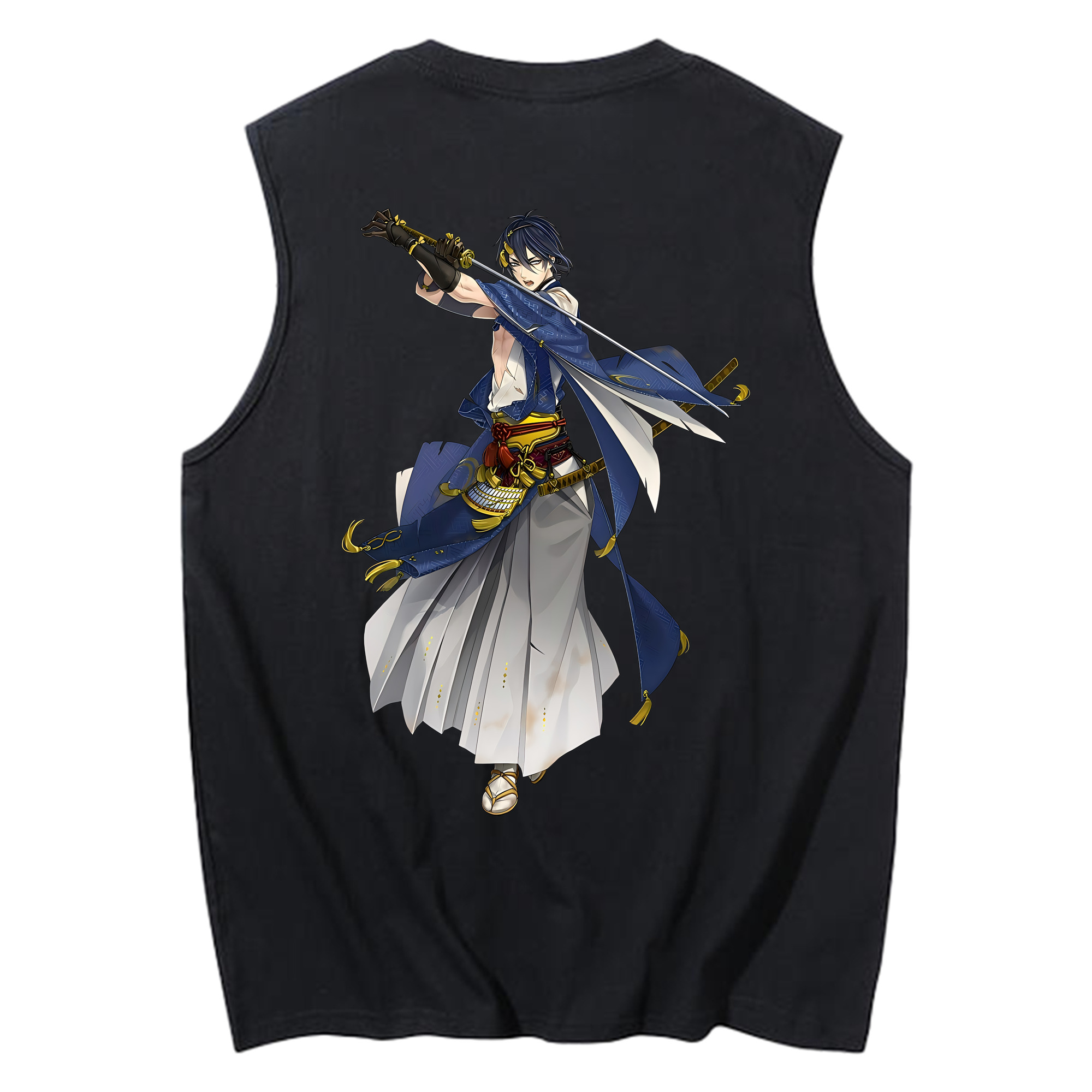 （画像用） 刀剣乱舞 Touken Ranbu コットン100％タンクトップ（背面プリント）