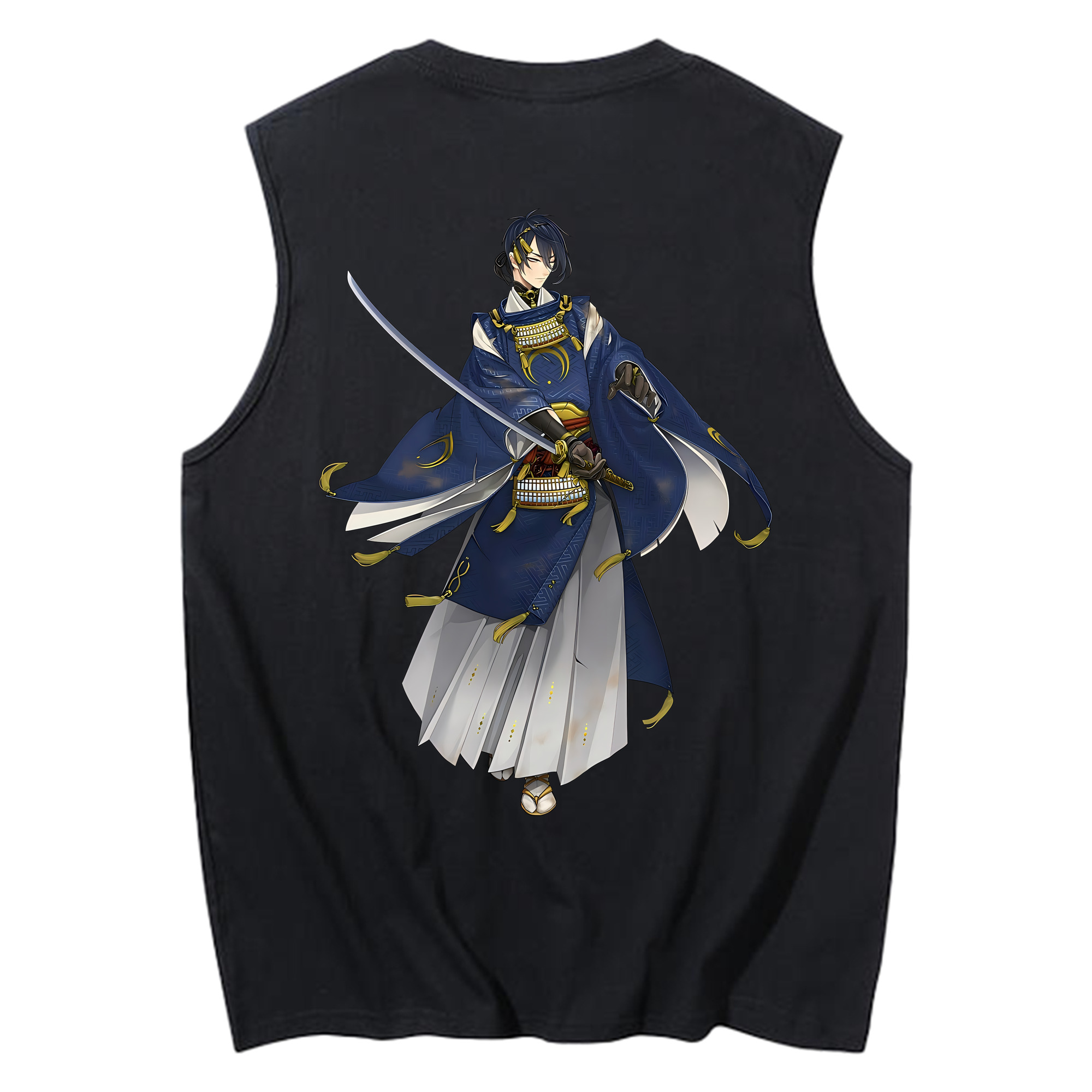 （画像用） 刀剣乱舞 Touken Ranbu コットン100％タンクトップ（背面プリント）
