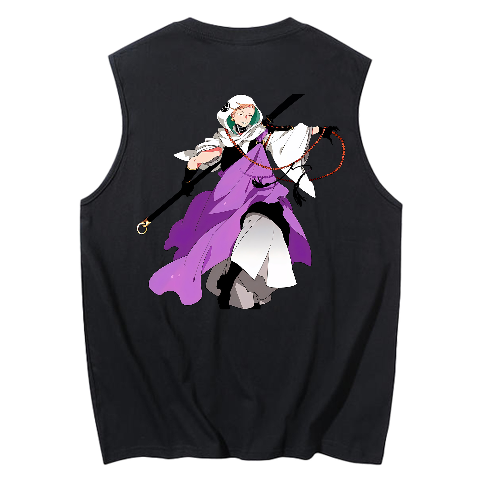 （画像用） 刀剣乱舞 Touken Ranbu コットン100％タンクトップ（背面プリント）