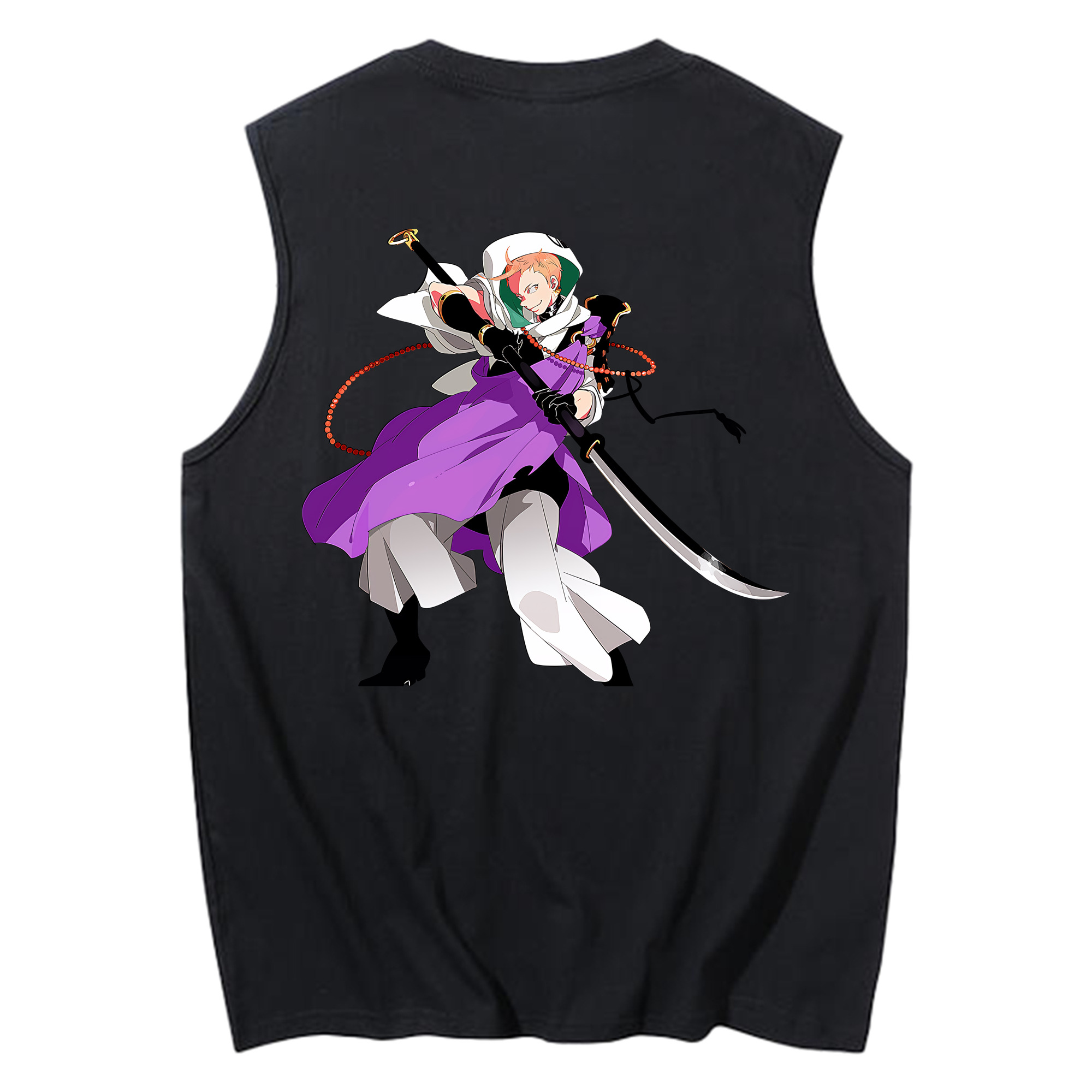 （画像用） 刀剣乱舞 Touken Ranbu コットン100％タンクトップ（背面プリント）
