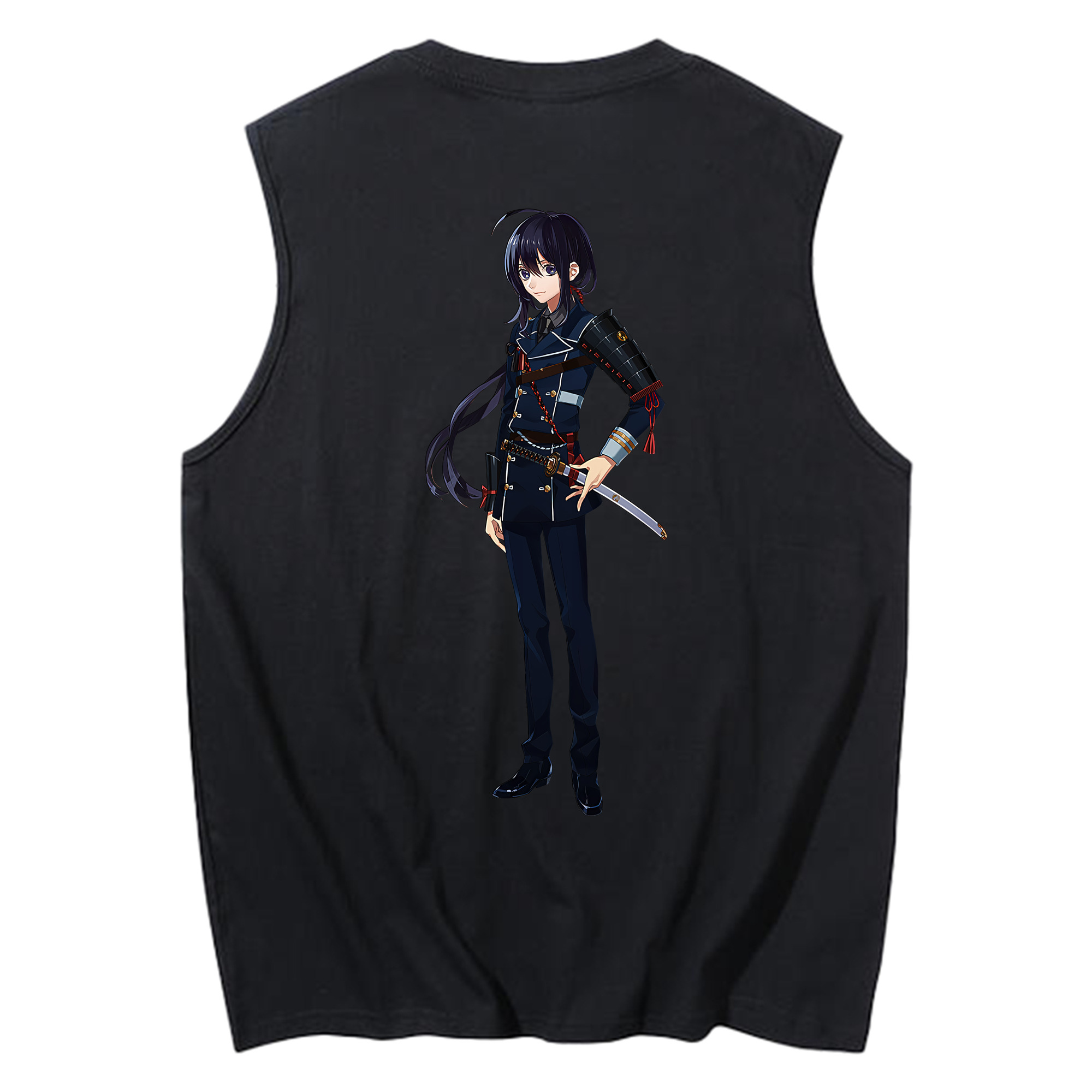 （画像用） 刀剣乱舞 Touken Ranbu コットン100％タンクトップ（背面プリント）