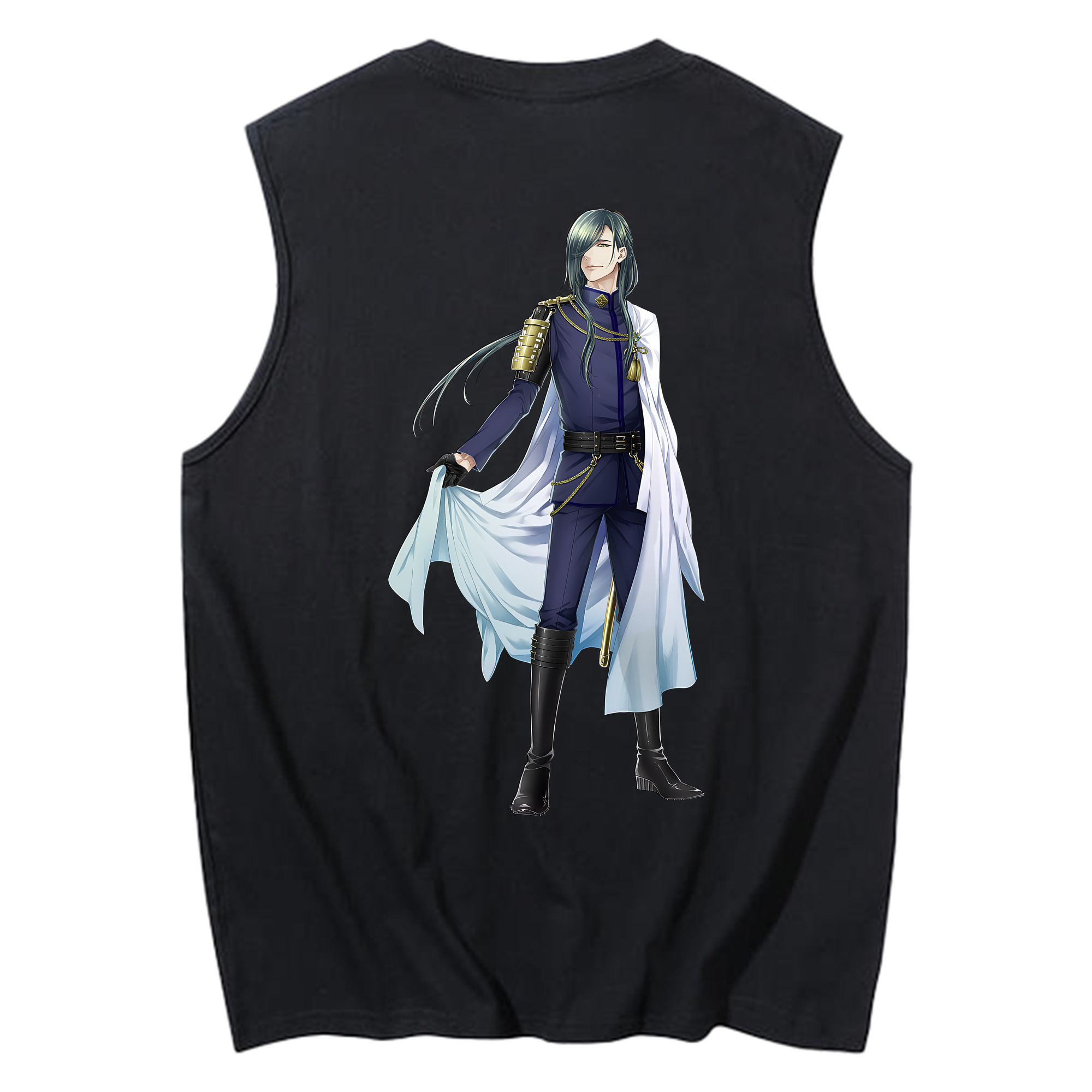 （画像用） 刀剣乱舞 Touken Ranbu コットン100％タンクトップ（背面プリント）