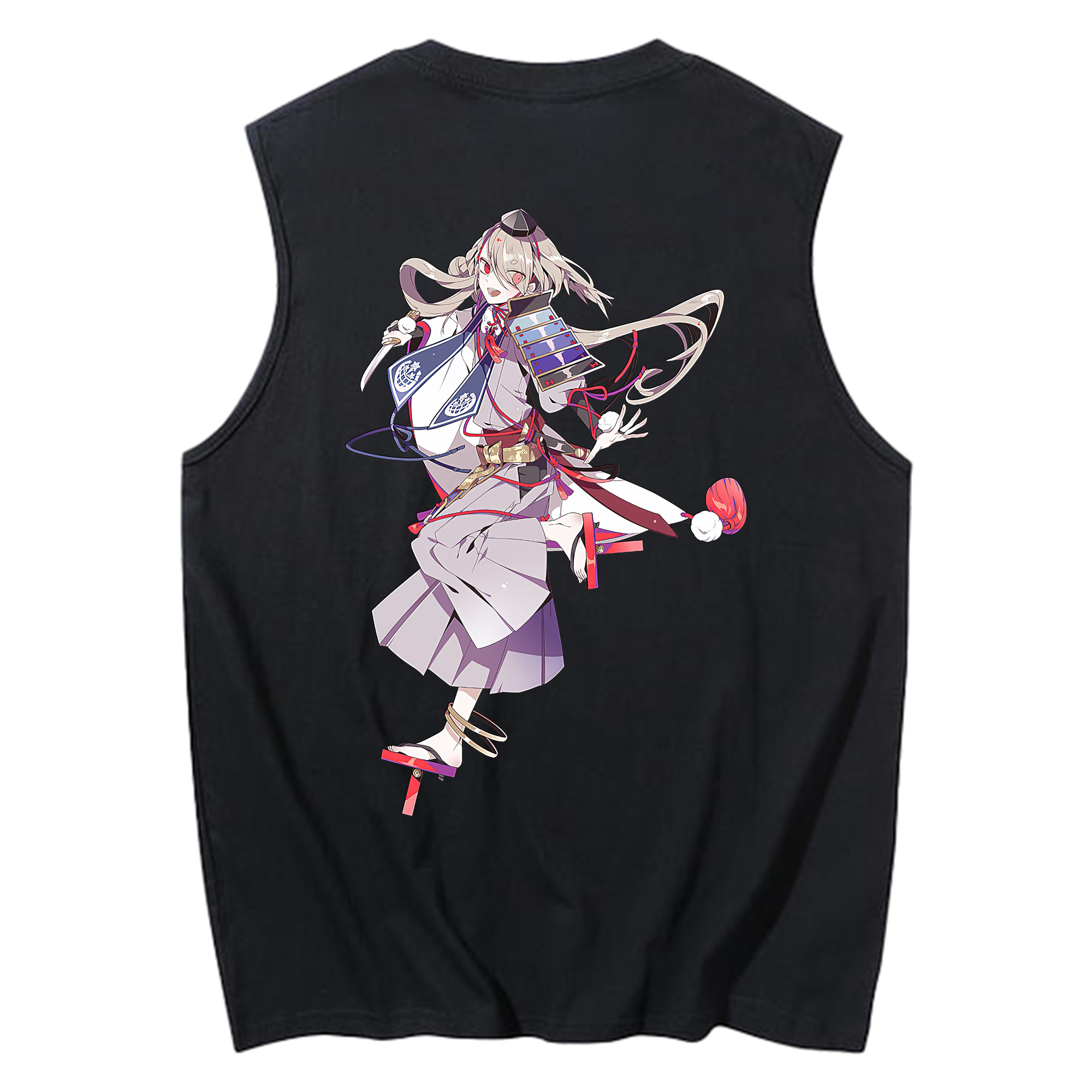 （画像用） 刀剣乱舞 Touken Ranbu コットン100％タンクトップ（背面プリント）