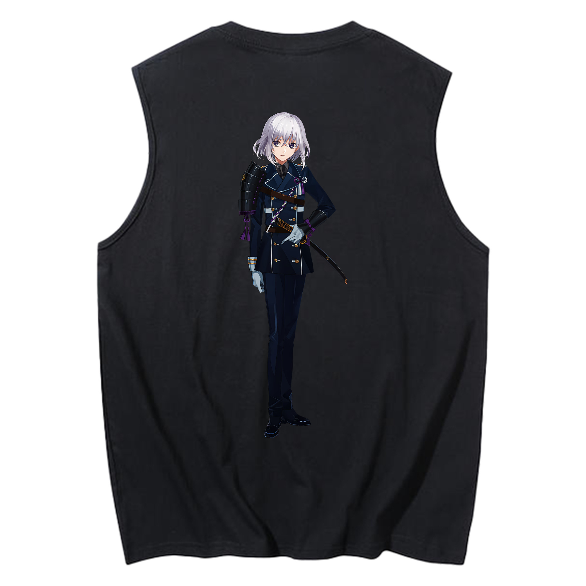 （画像用） 刀剣乱舞 Touken Ranbu コットン100％タンクトップ（背面プリント）