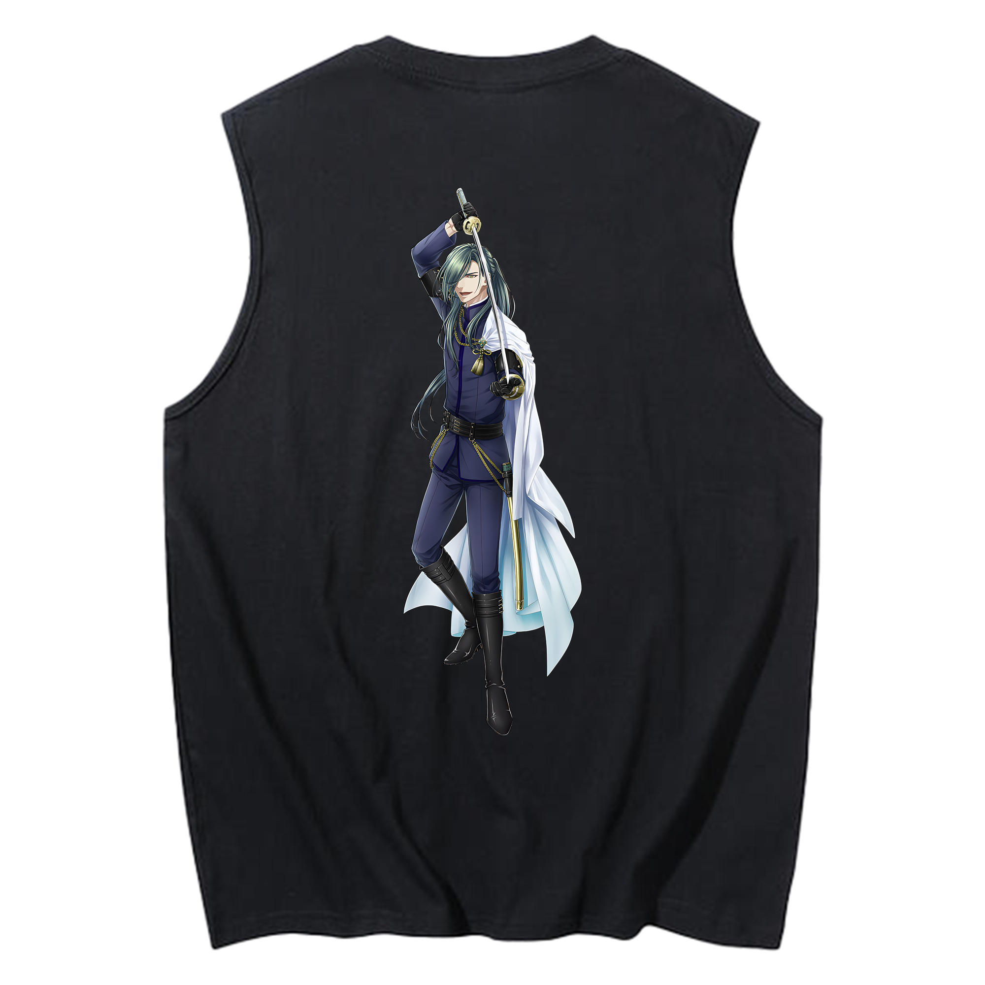 （画像用） 刀剣乱舞 Touken Ranbu コットン100％タンクトップ（背面プリント）