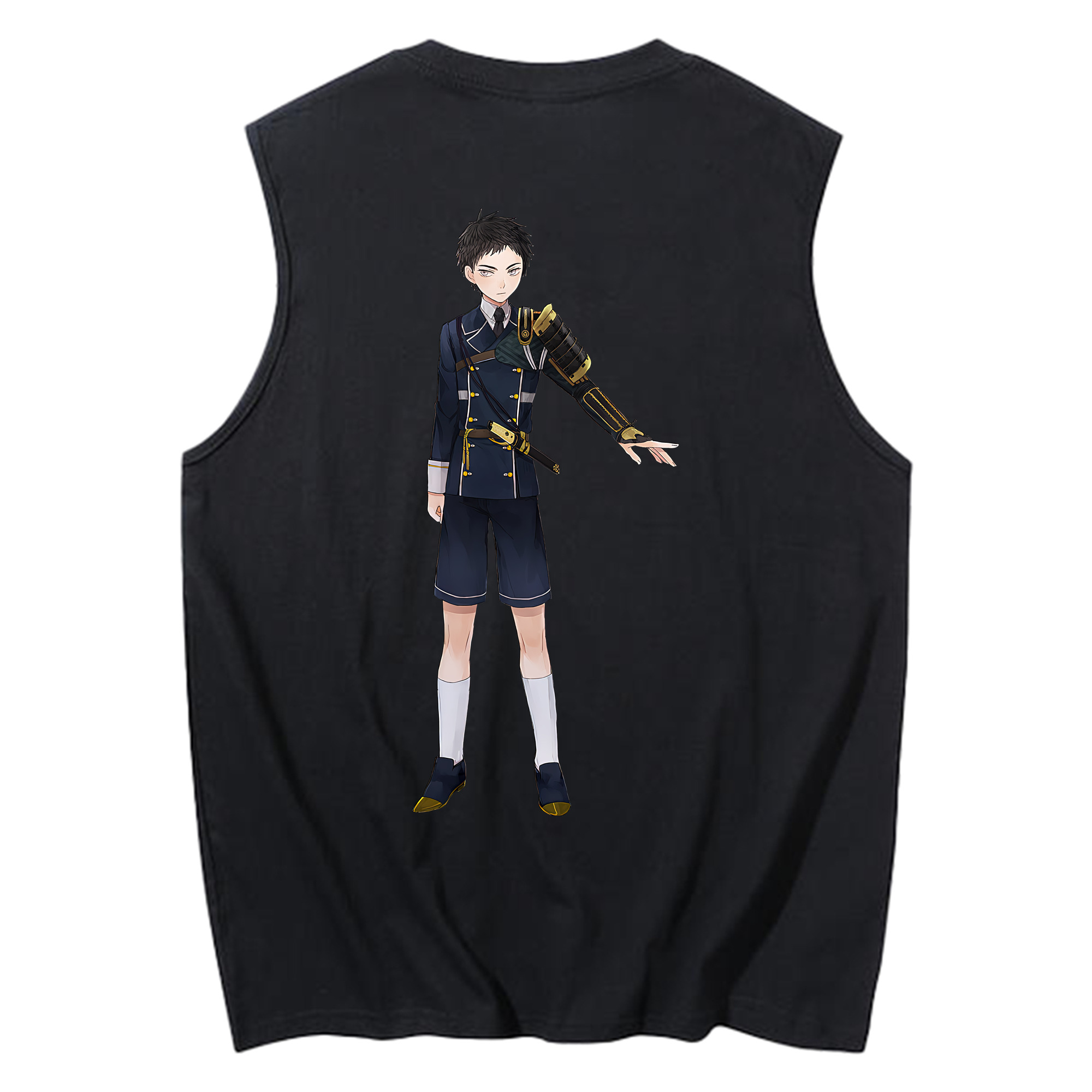 （画像用） 刀剣乱舞 Touken Ranbu コットン100％タンクトップ（背面プリント）