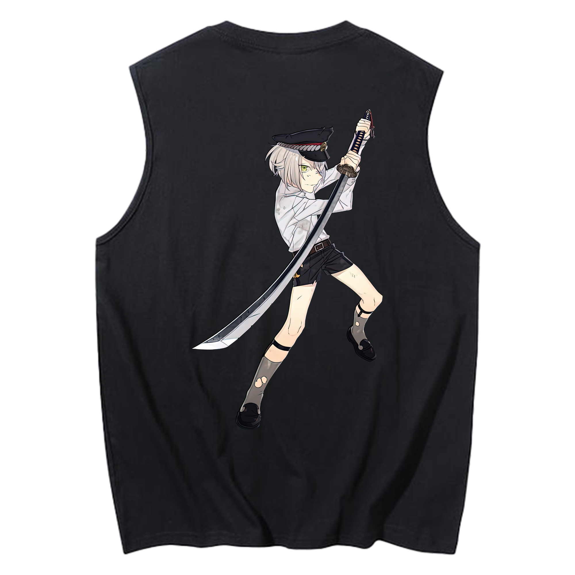 （画像用） 刀剣乱舞 Touken Ranbu コットン100％タンクトップ（背面プリント）