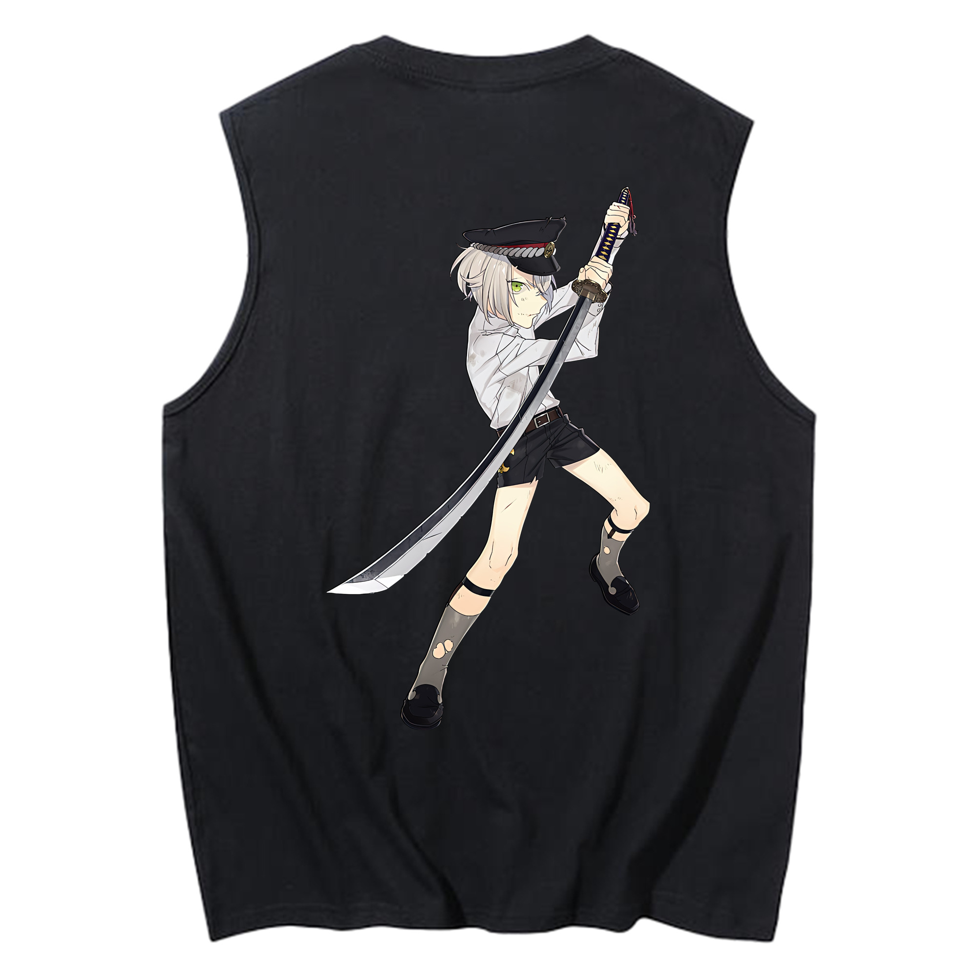 （画像用） 刀剣乱舞 Touken Ranbu コットン100％タンクトップ（背面プリント）