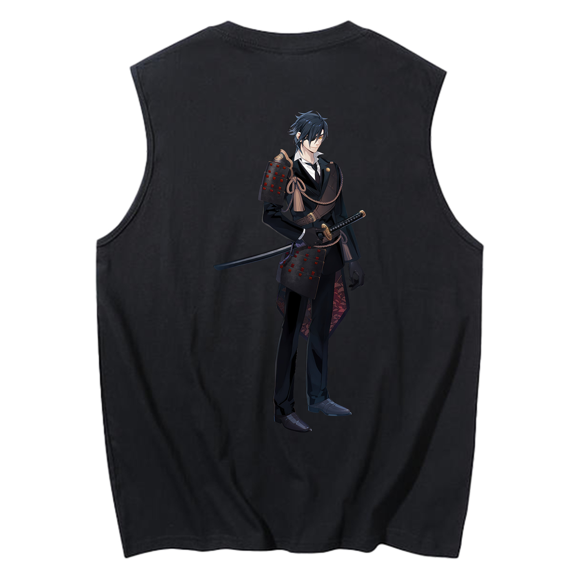 （画像用） 刀剣乱舞 Touken Ranbu コットン100％タンクトップ（背面プリント）