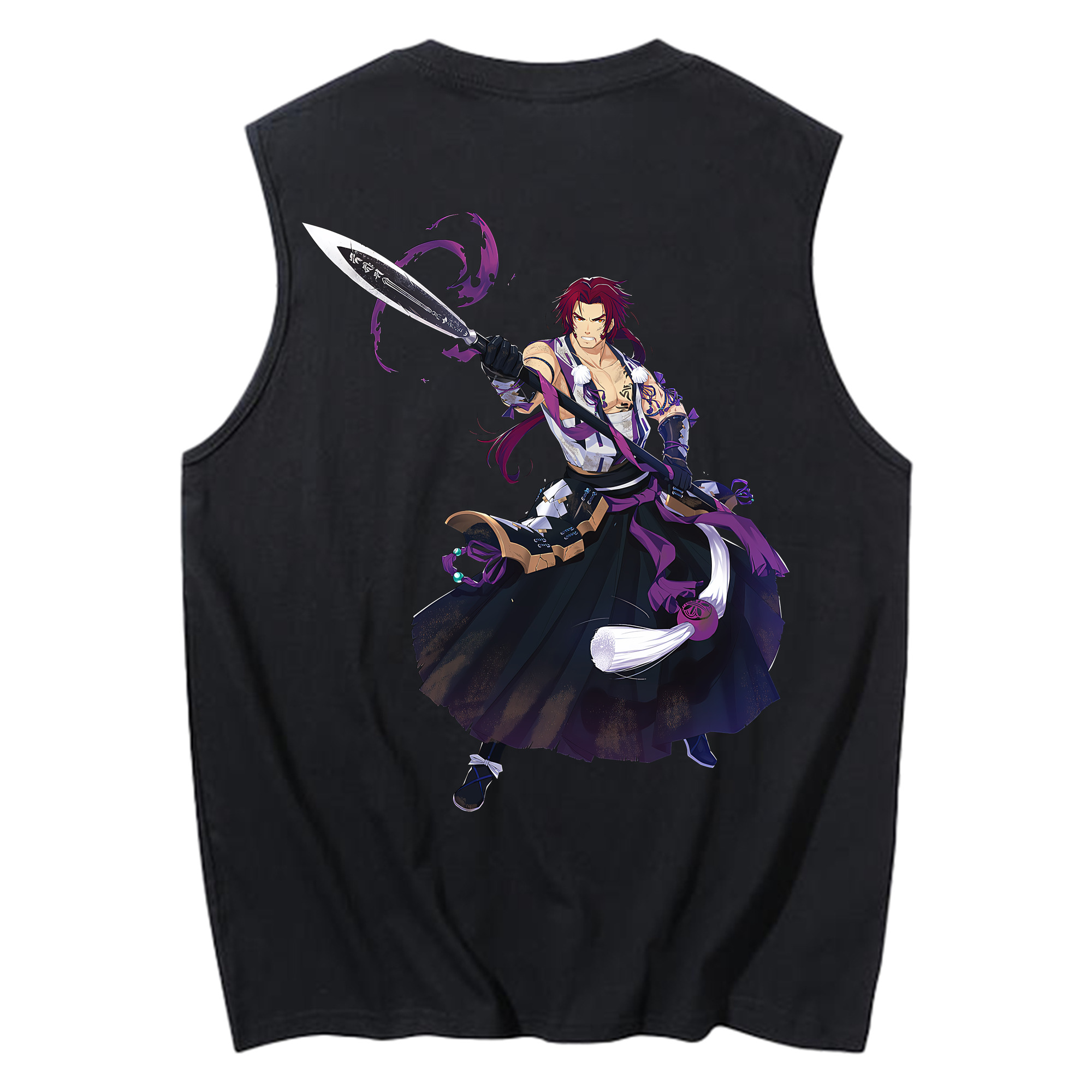（画像用） 刀剣乱舞 Touken Ranbu コットン100％タンクトップ（背面プリント）