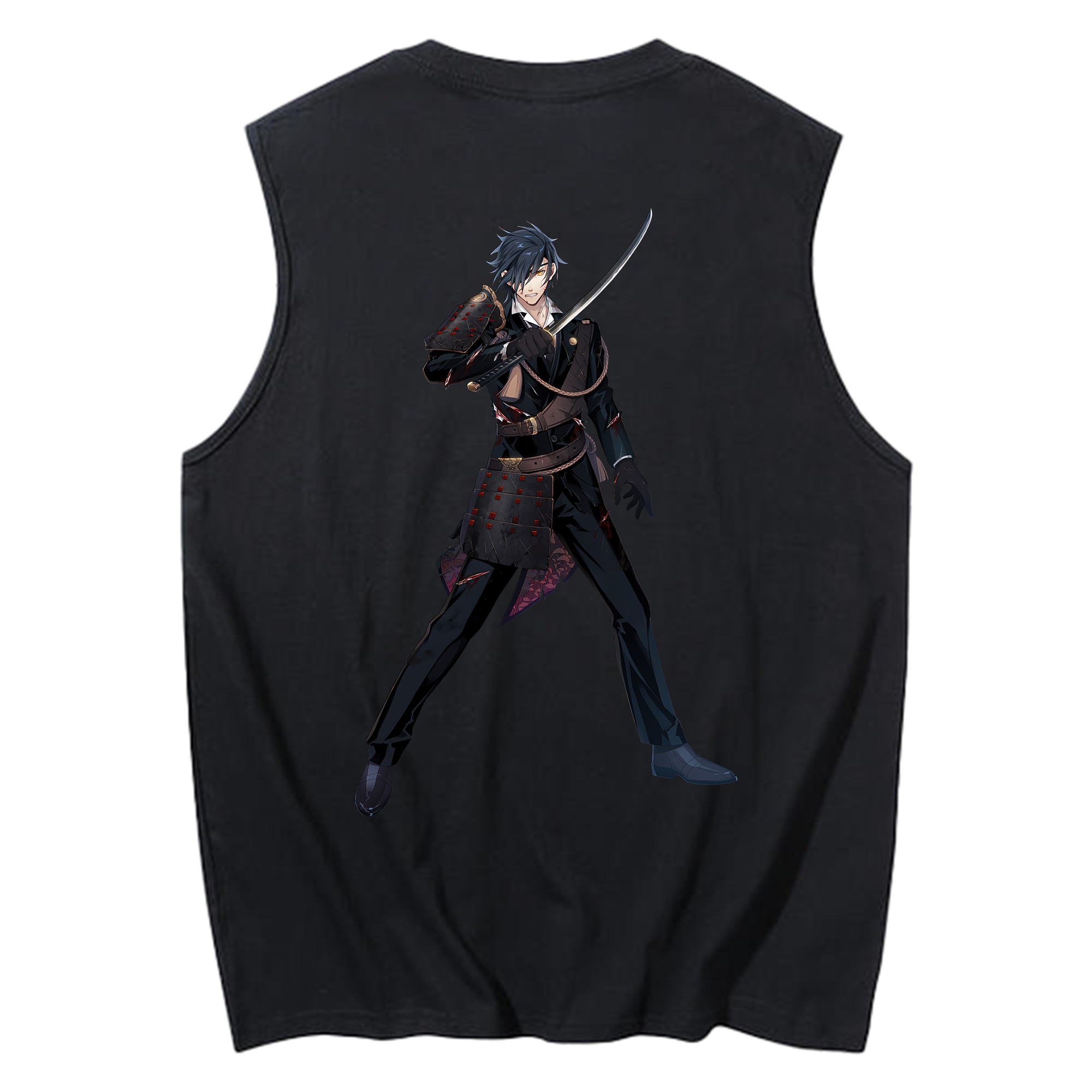 （画像用） 刀剣乱舞 Touken Ranbu コットン100％タンクトップ（背面プリント）