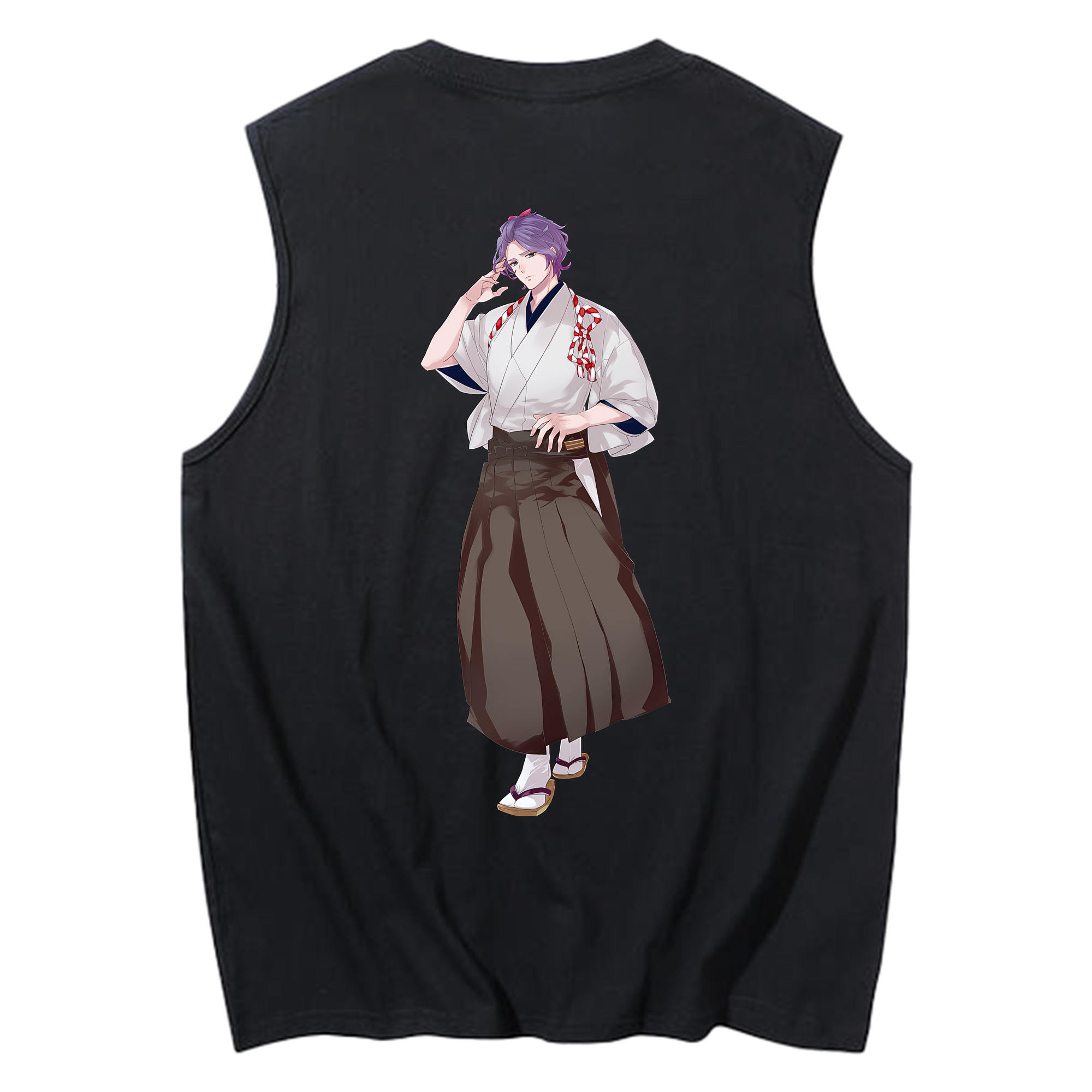 （画像用） 刀剣乱舞 Touken Ranbu コットン100％タンクトップ（背面プリント）