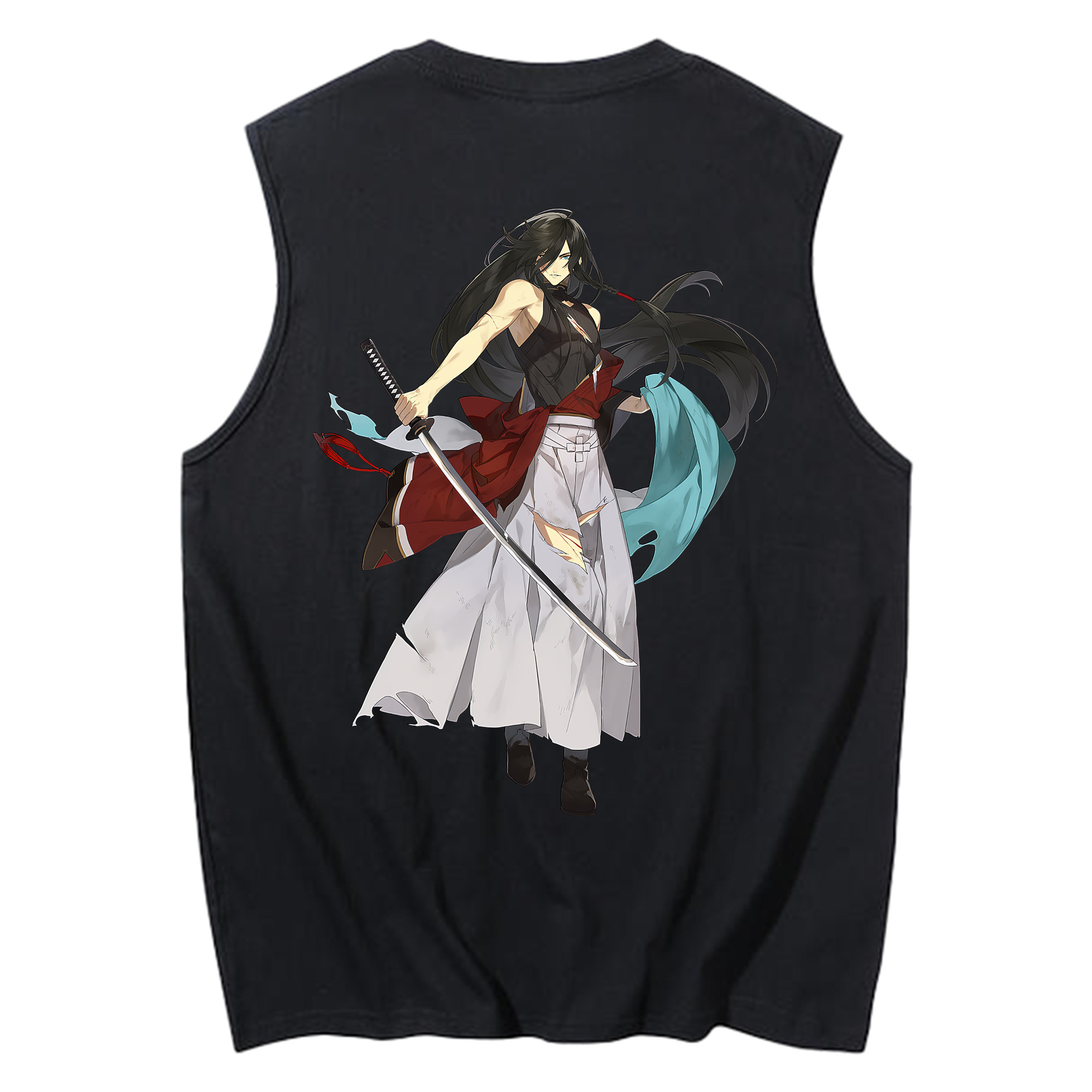 （画像用） 刀剣乱舞 Touken Ranbu コットン100％タンクトップ（背面プリント）