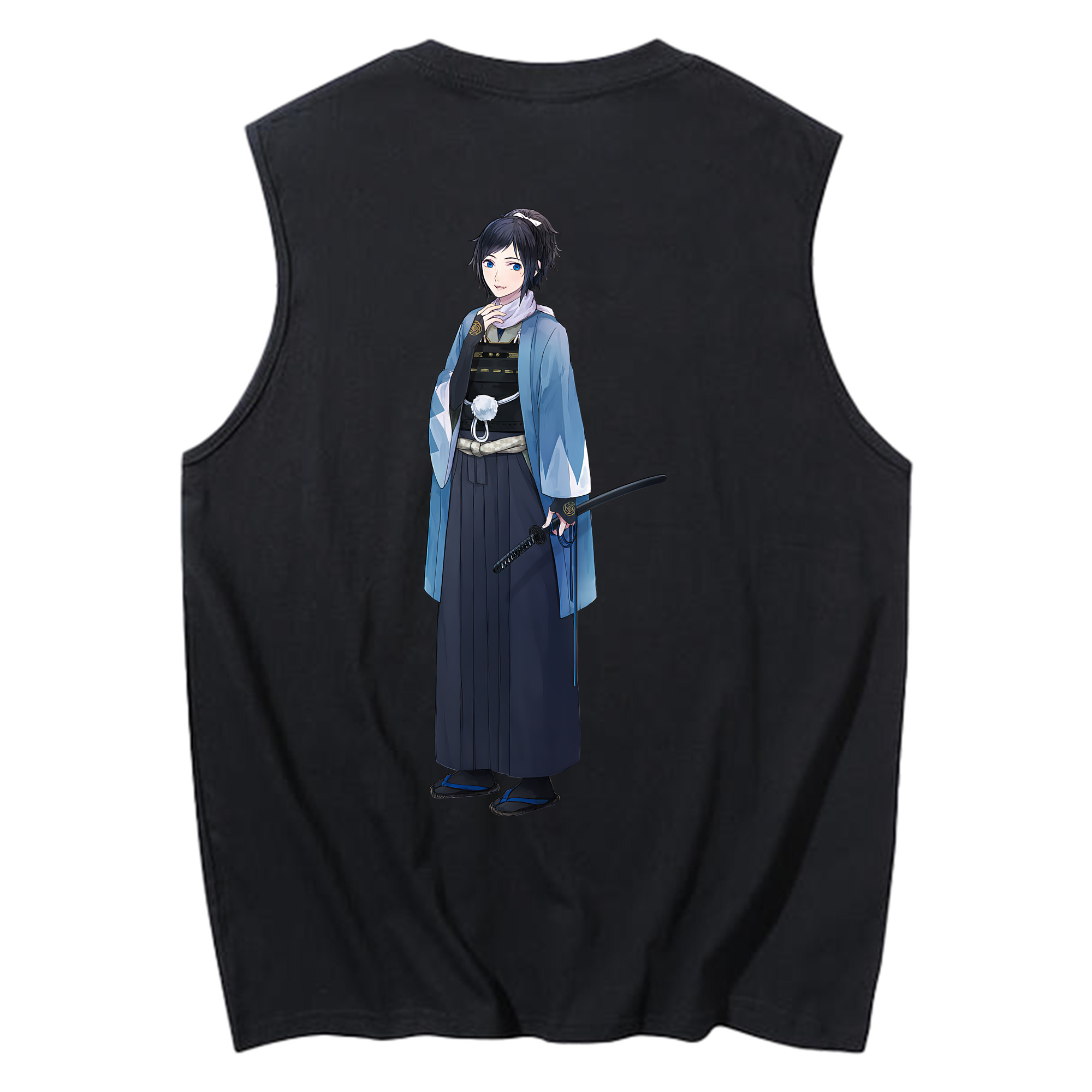 （画像用） 刀剣乱舞 Touken Ranbu コットン100％タンクトップ（背面プリント）
