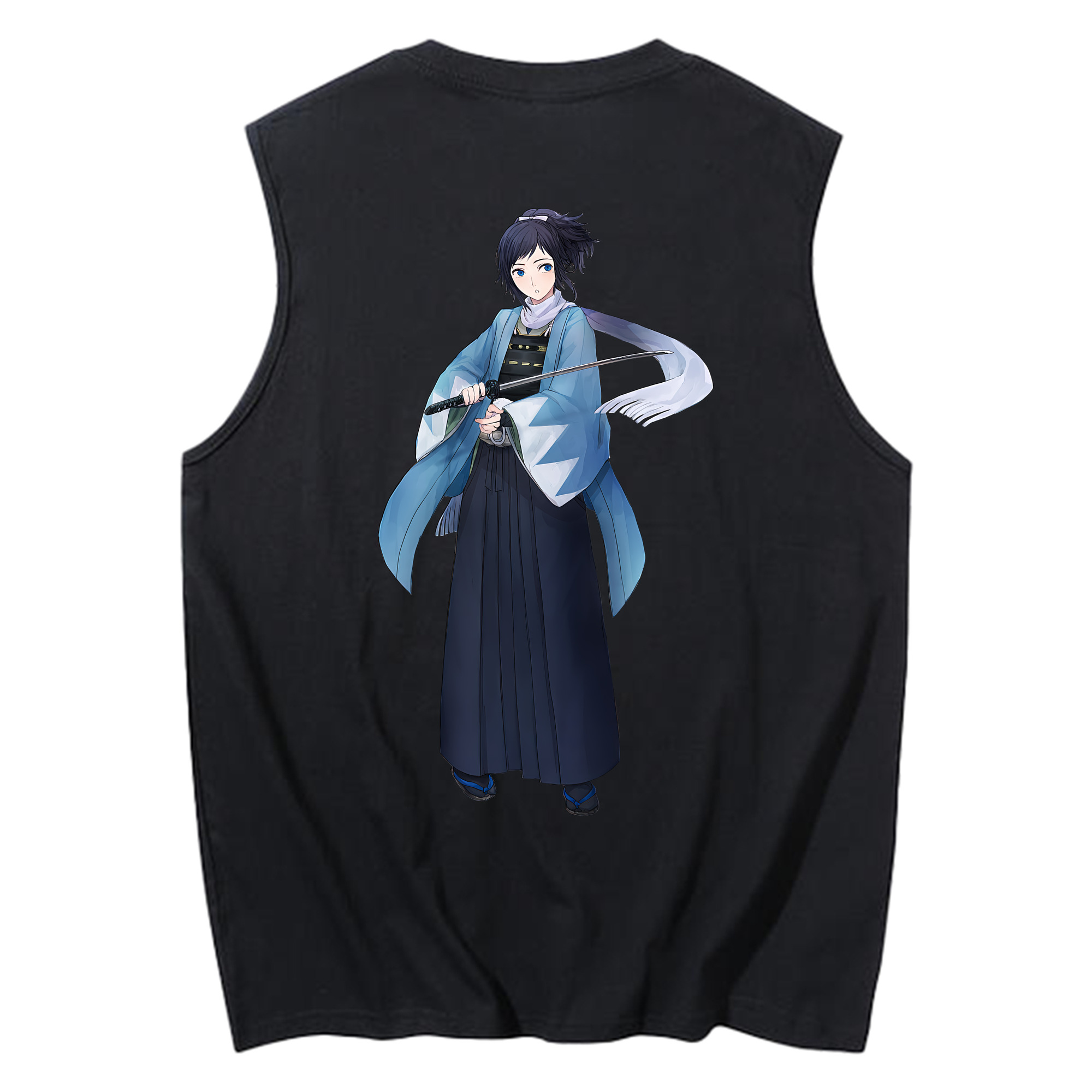（画像用） 刀剣乱舞 Touken Ranbu コットン100％タンクトップ（背面プリント）
