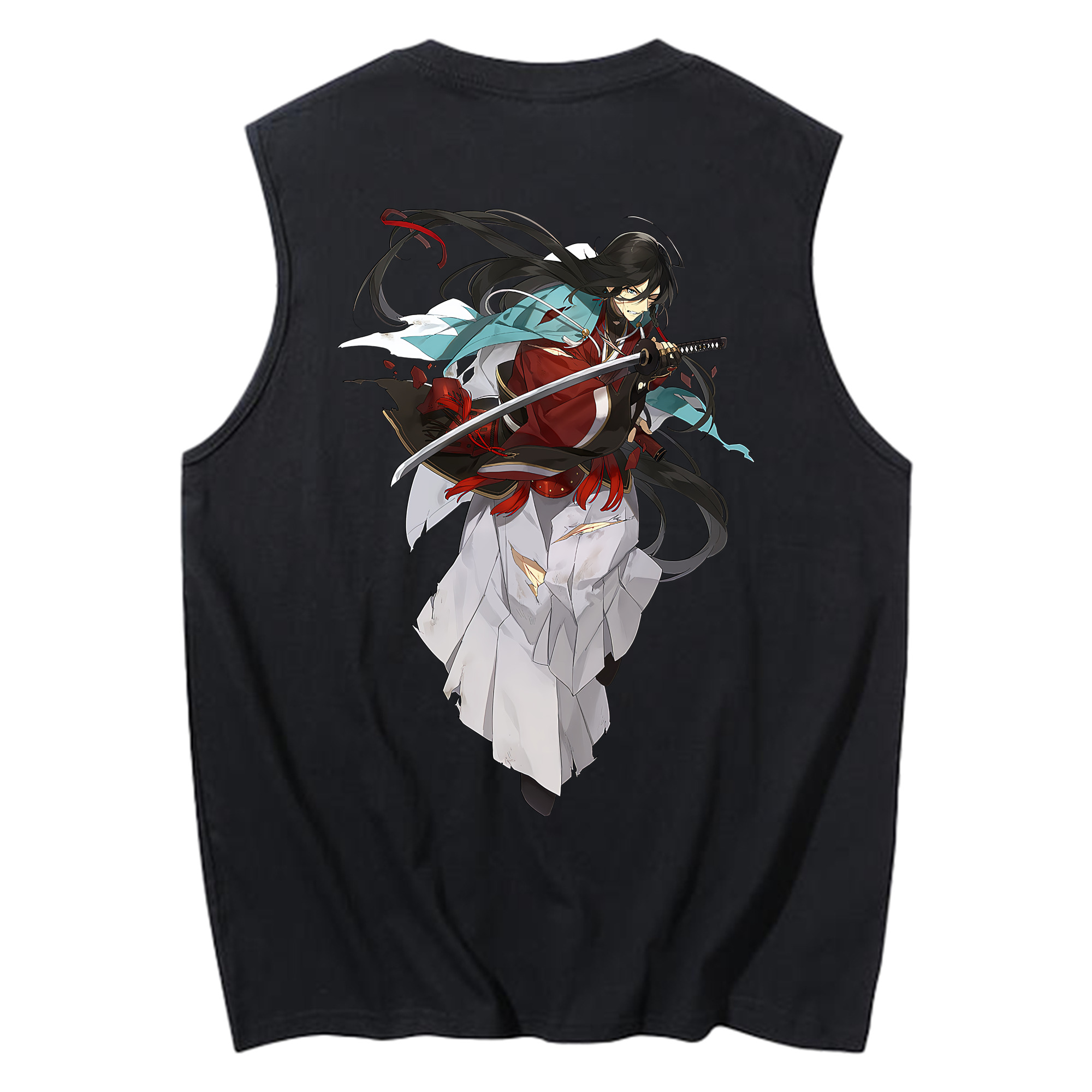 （画像用） 刀剣乱舞 Touken Ranbu コットン100％タンクトップ（背面プリント）