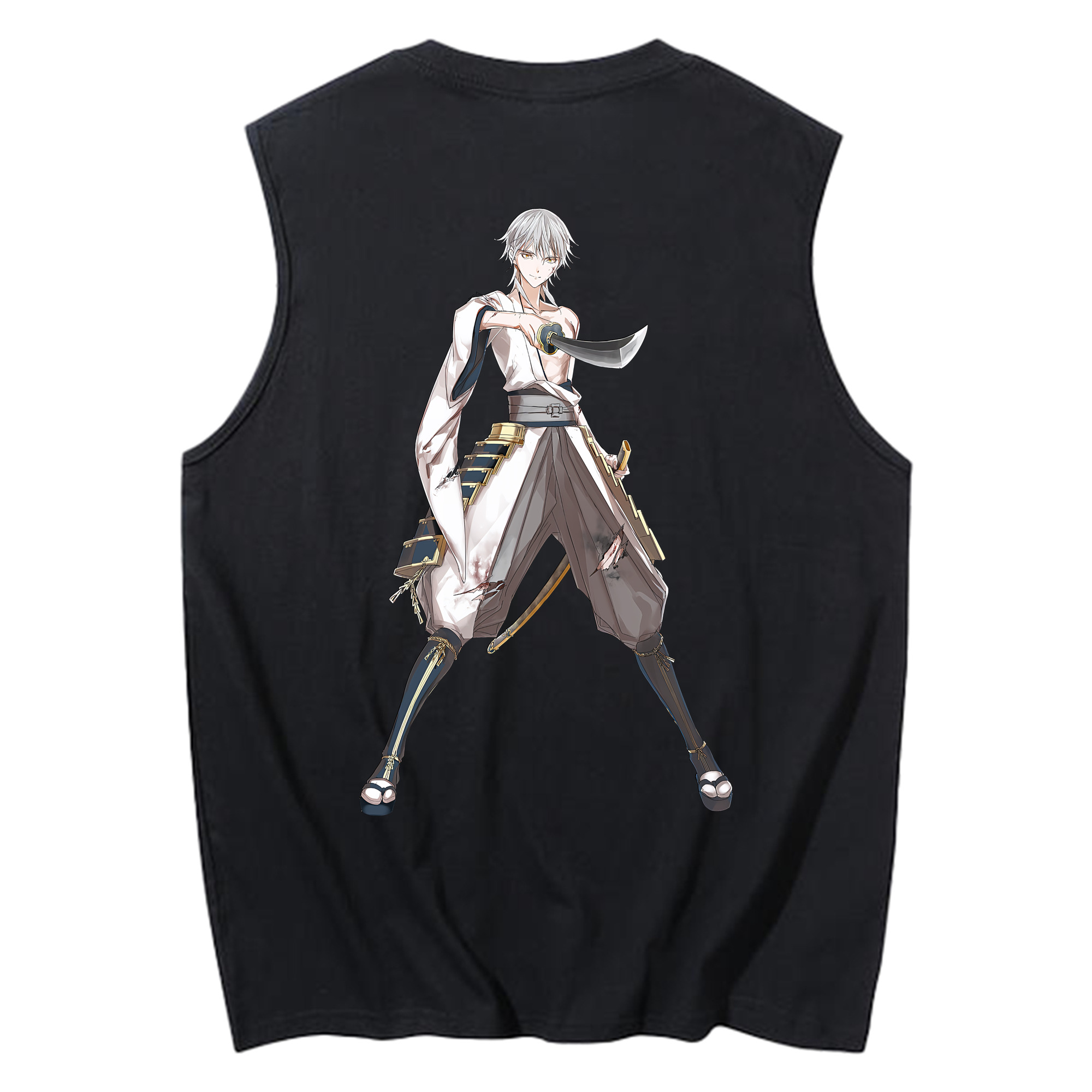 （画像用） 刀剣乱舞 Touken Ranbu コットン100％タンクトップ（背面プリント）
