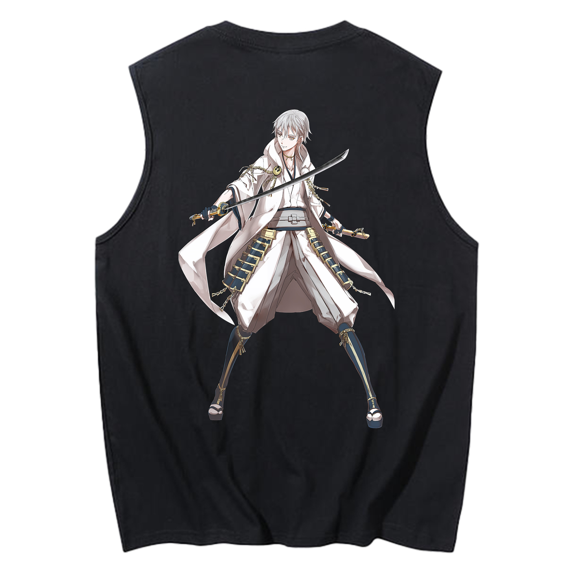 （画像用） 刀剣乱舞 Touken Ranbu コットン100％タンクトップ（背面プリント）