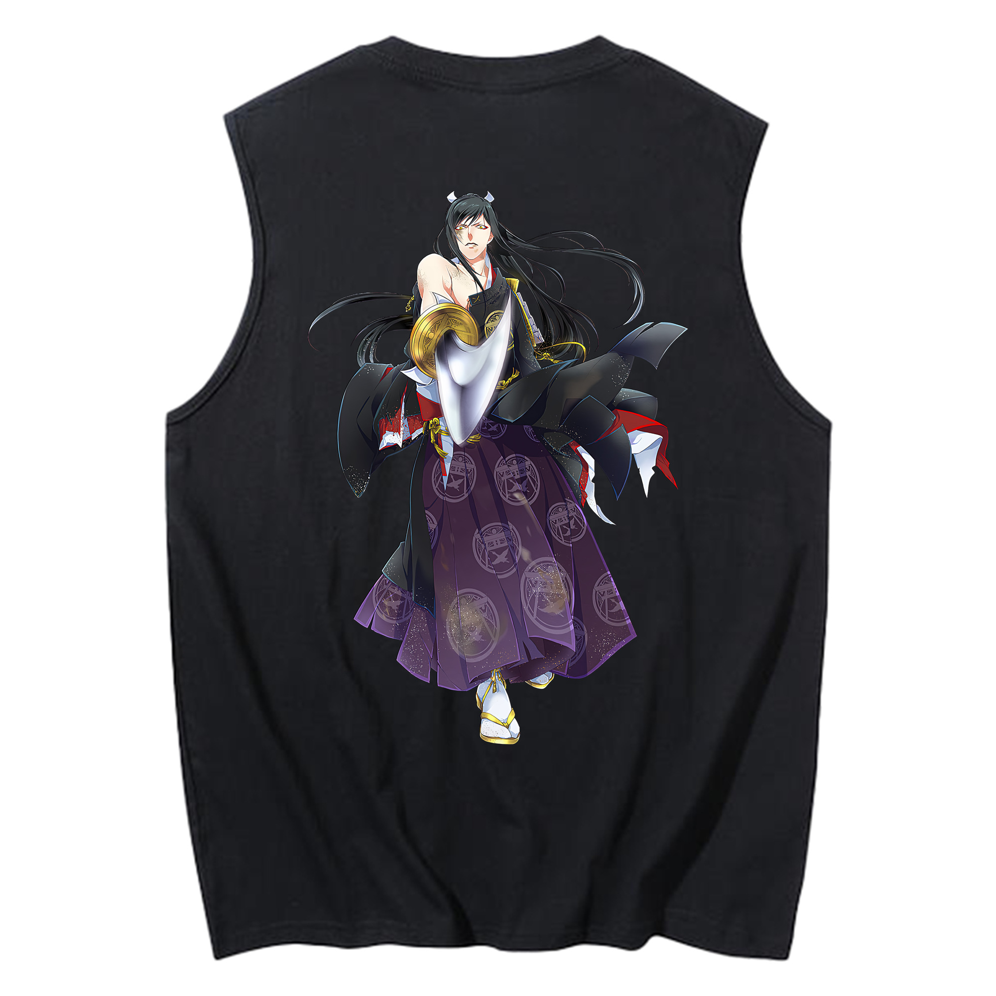 （画像用） 刀剣乱舞 Touken Ranbu コットン100％タンクトップ（背面プリント）