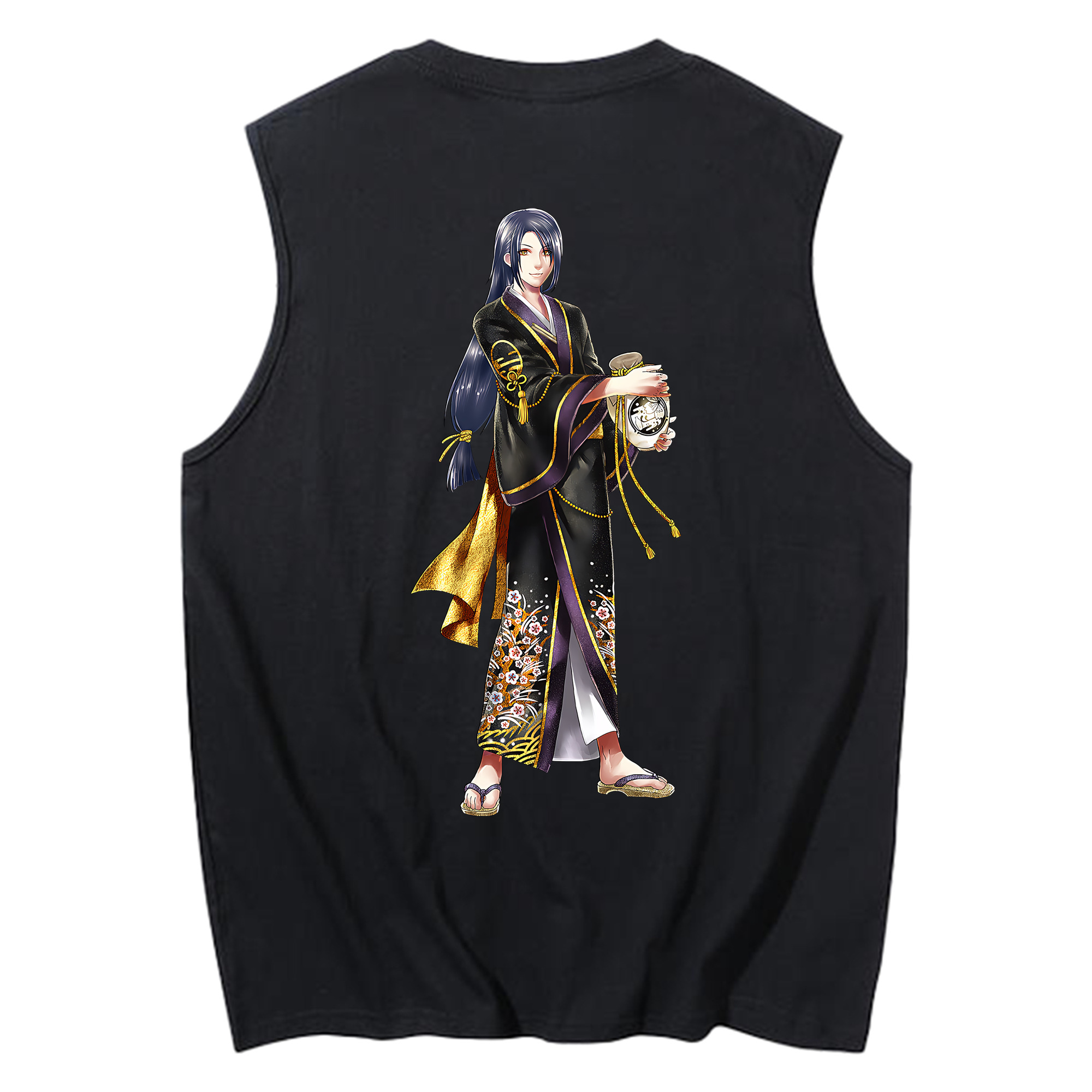 （画像用） 刀剣乱舞 Touken Ranbu コットン100％タンクトップ（背面プリント）