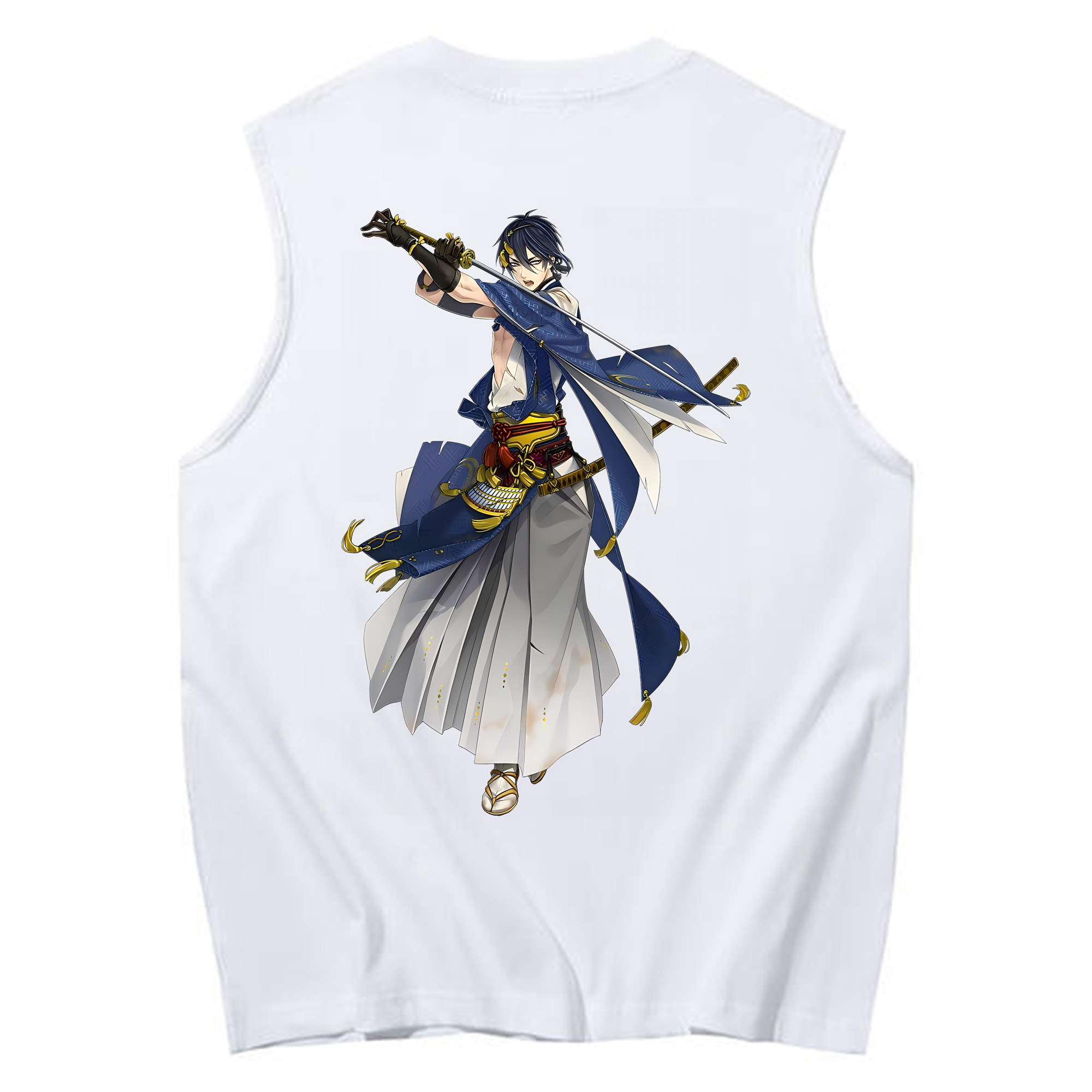 （画像用） 刀剣乱舞 Touken Ranbu コットン100％タンクトップ（背面プリント）