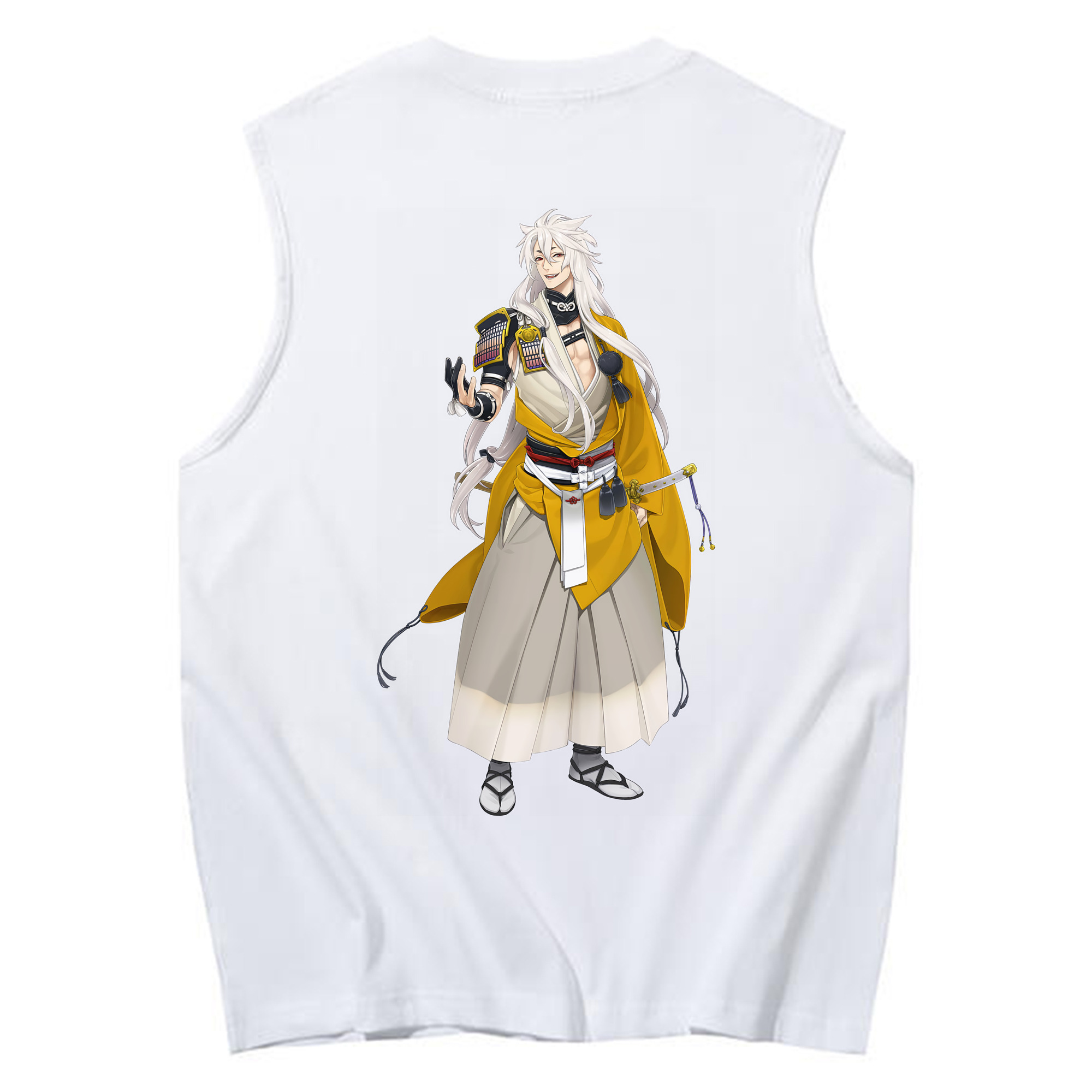 （画像用） 刀剣乱舞 Touken Ranbu コットン100％タンクトップ（背面プリント）